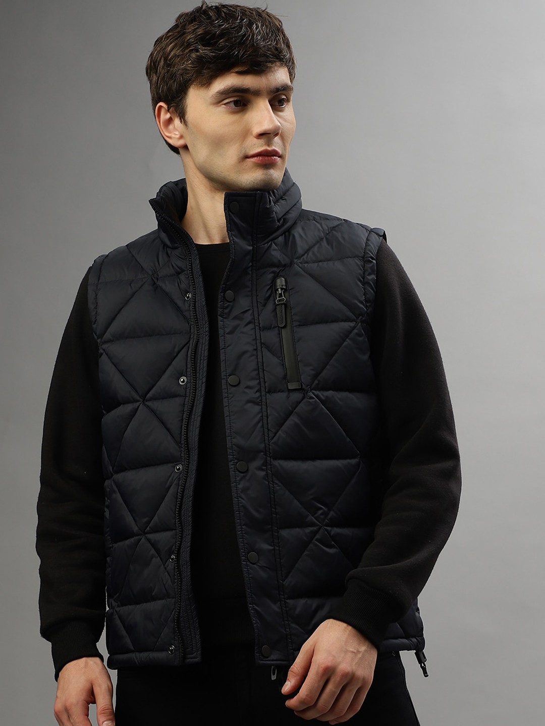 

Antony Morato Hooded Quilted Jacket, Blue