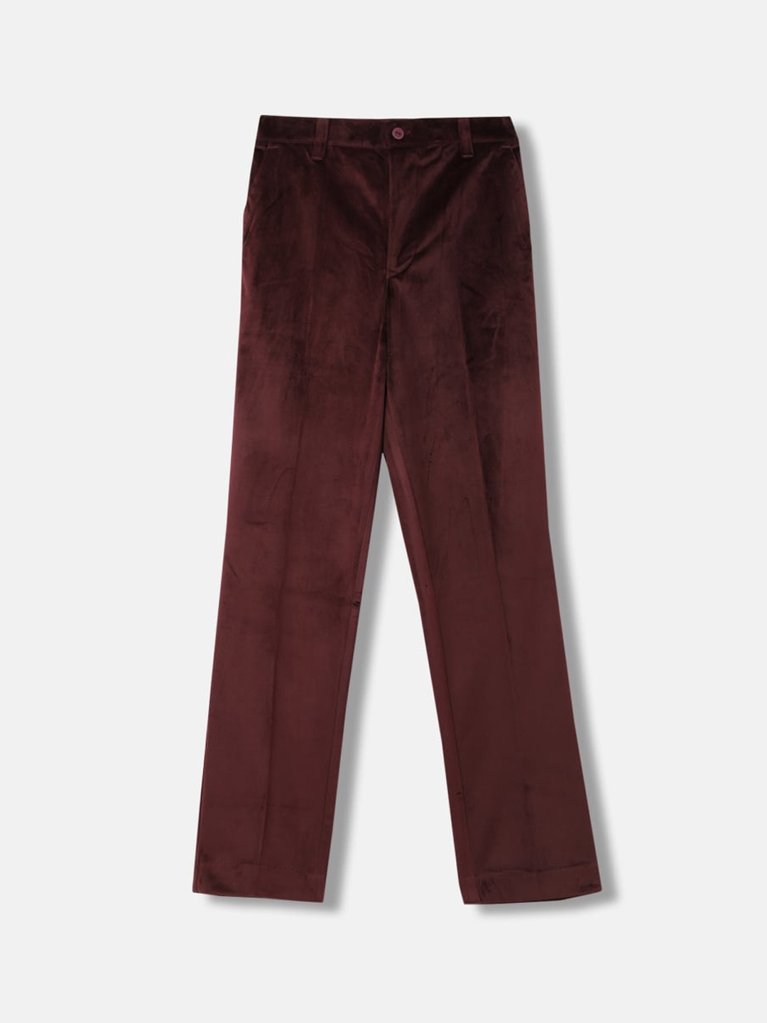 

Blue Giraffe Boys Mid-Rise Plain Trousers, Maroon