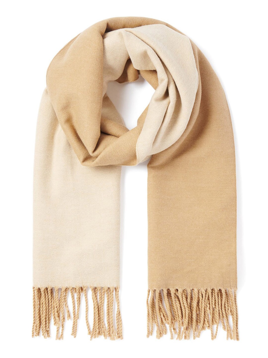 

Forever New Colourblocked Scarf, Beige