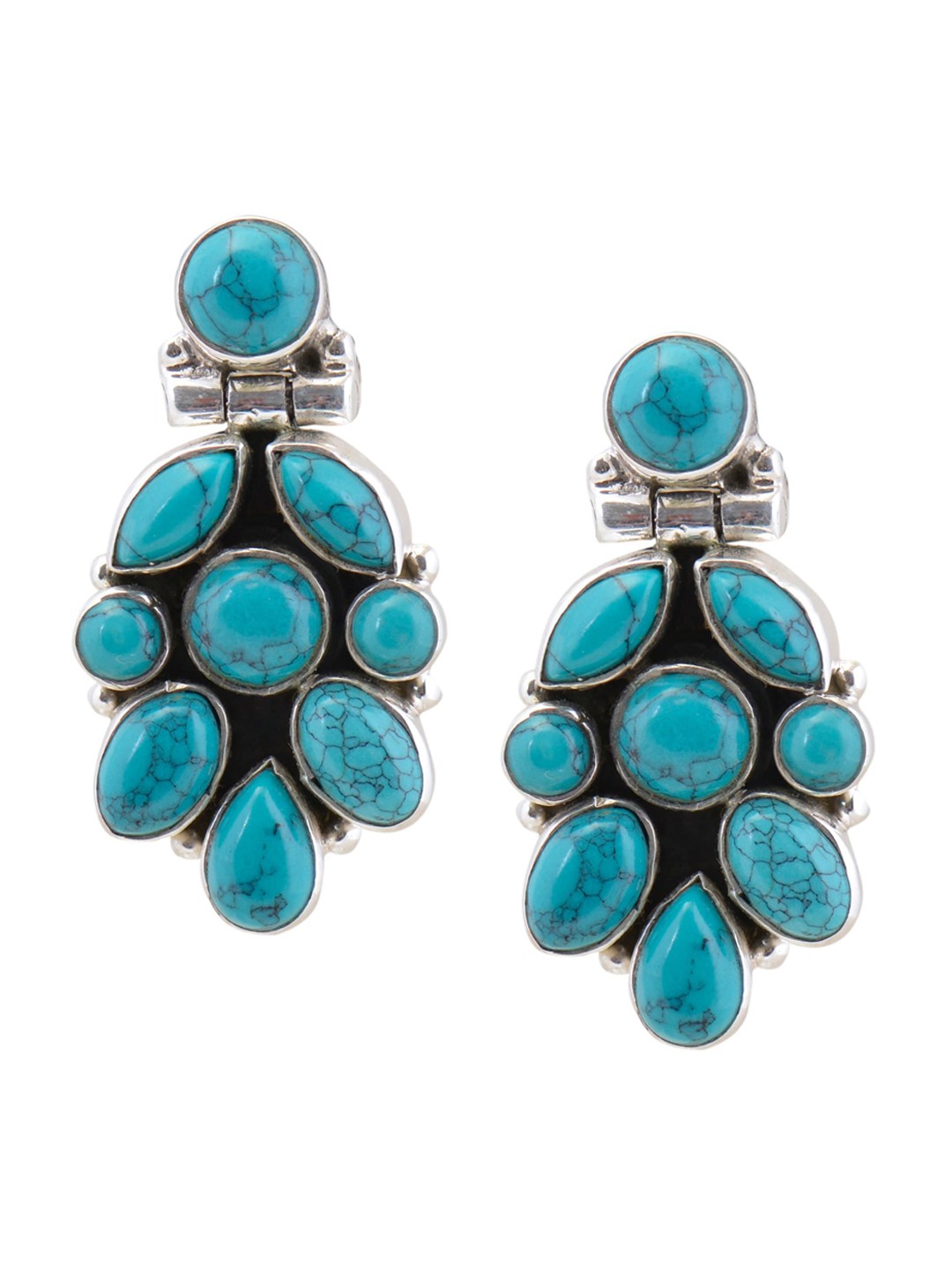 

Silverwala Drop Earrings, Silver