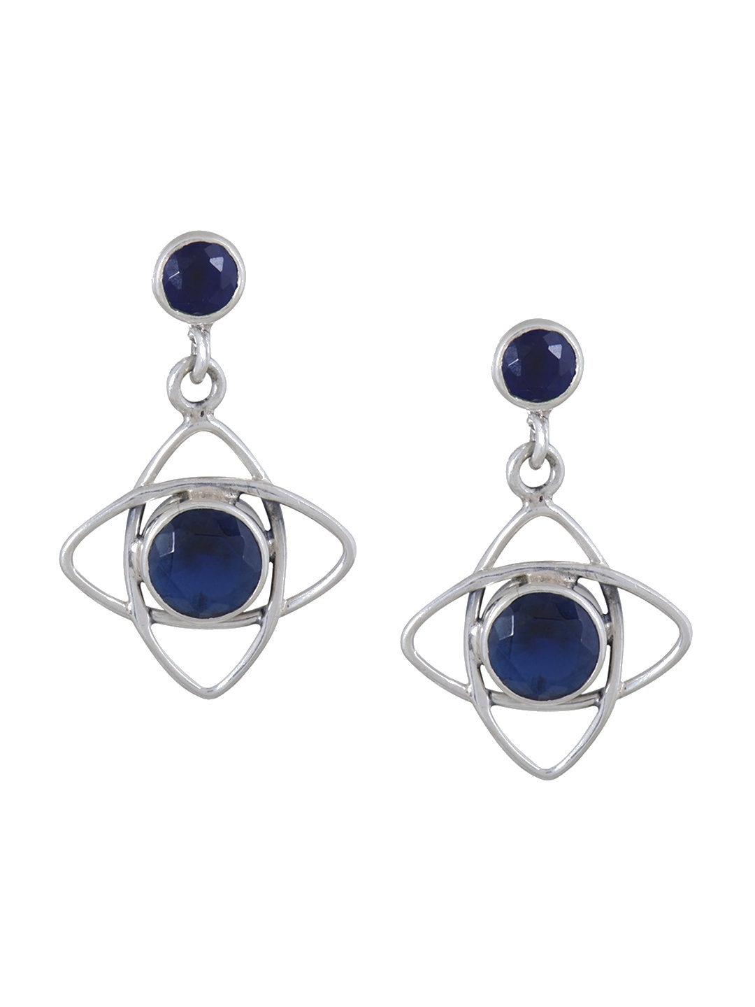 

Silverwala Drop Earrings, Silver