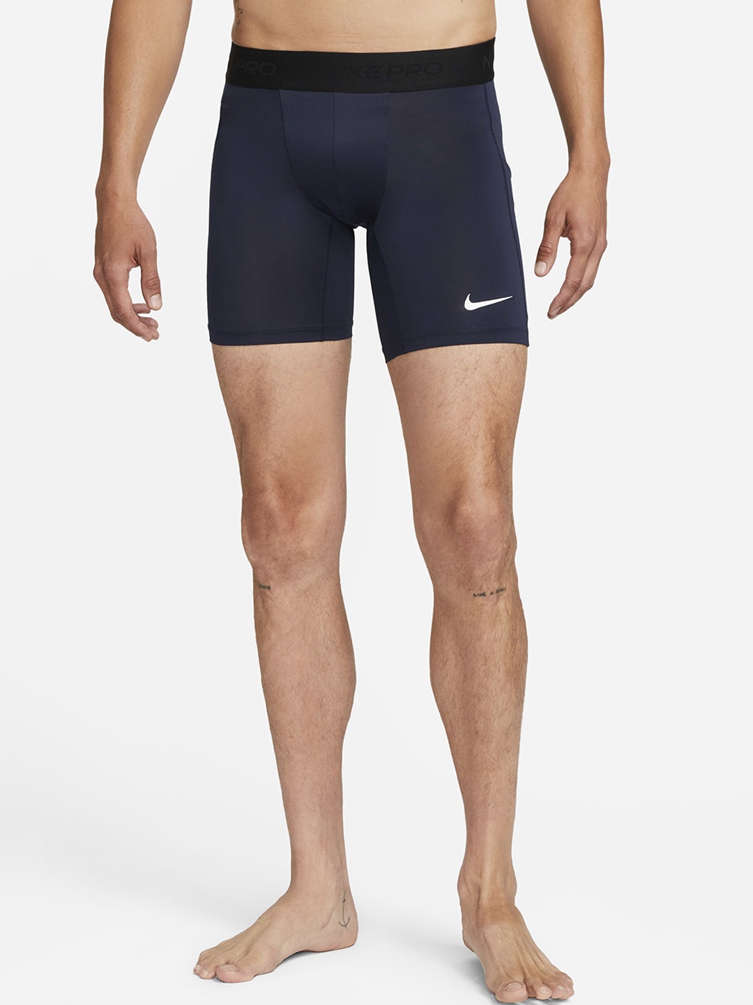 

Nike Pro Men Dri-FIT Fitness Above-Knee Sports Shorts, Black
