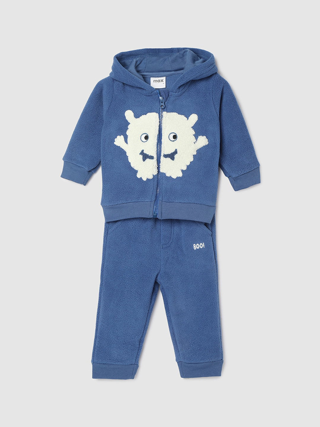 

max Boys Graphic Printed Night Suit, Blue