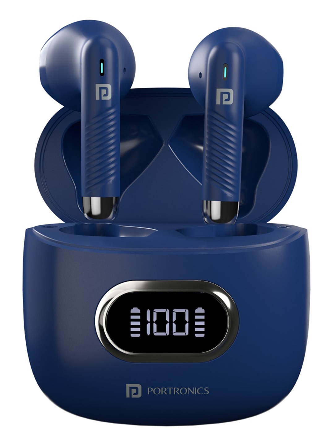 

Portronics Harmonics Twins S9 TWS Bluetooth Earbuds With Upto 30H Playtime, Blue