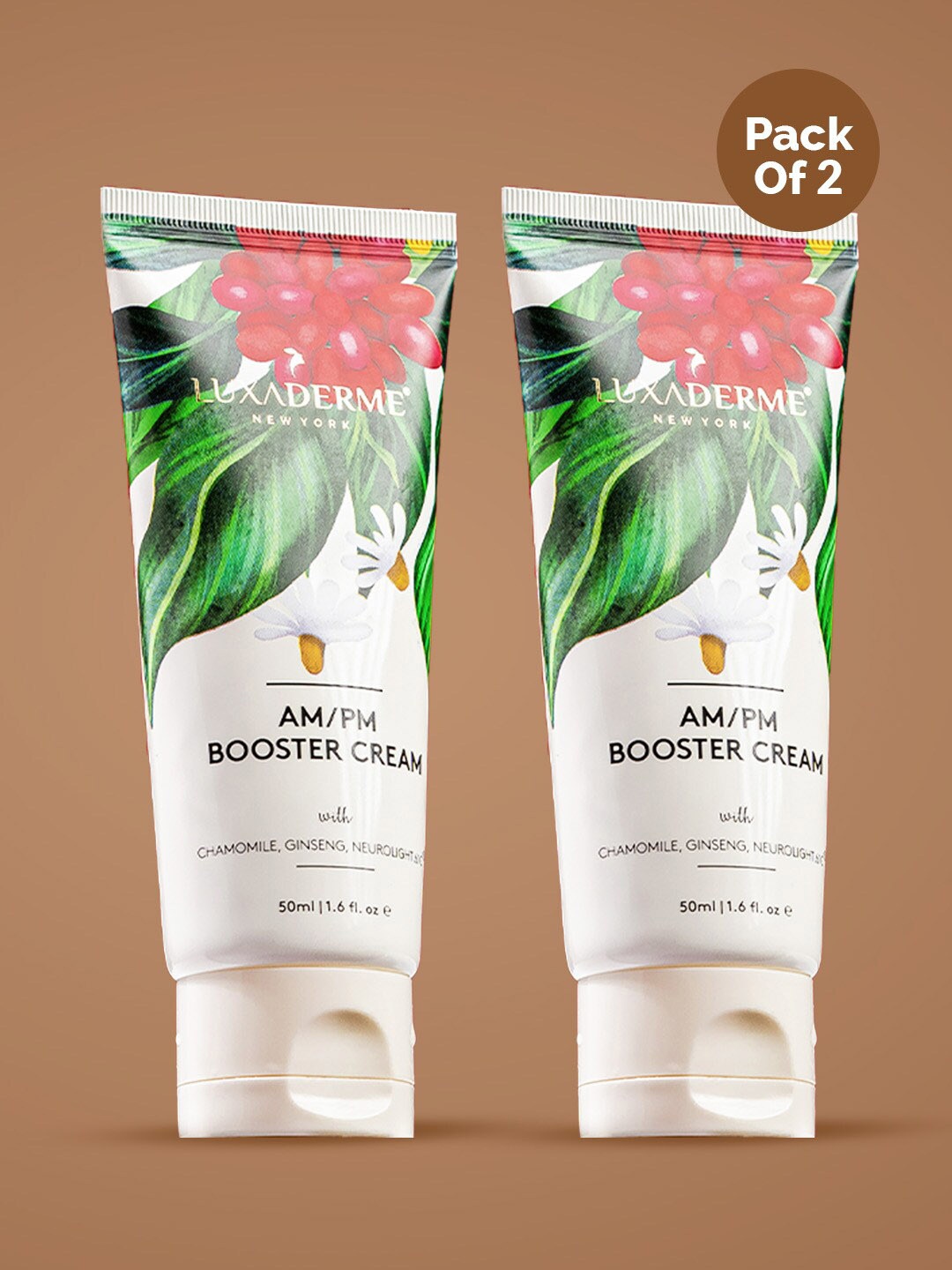 

LuxaDerme Set Of 2 AM/PM Booster Cream - 50ml Each, White