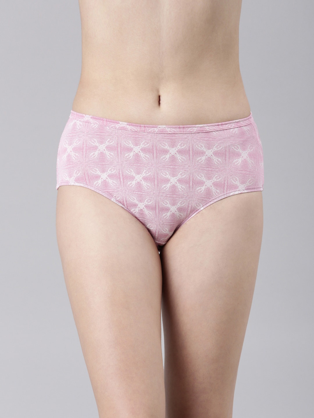 

FASO Floral Printed Hipster Briefs, Fuchsia