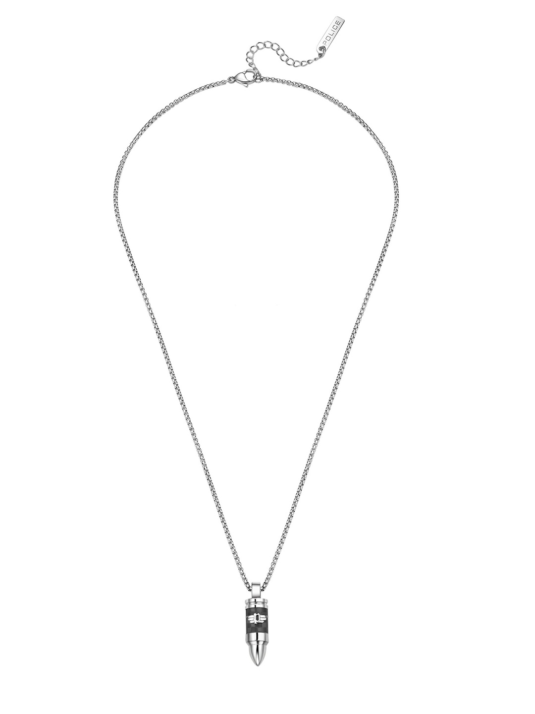 

Police Silver-Plated Stainless Steel Pendant With Chain