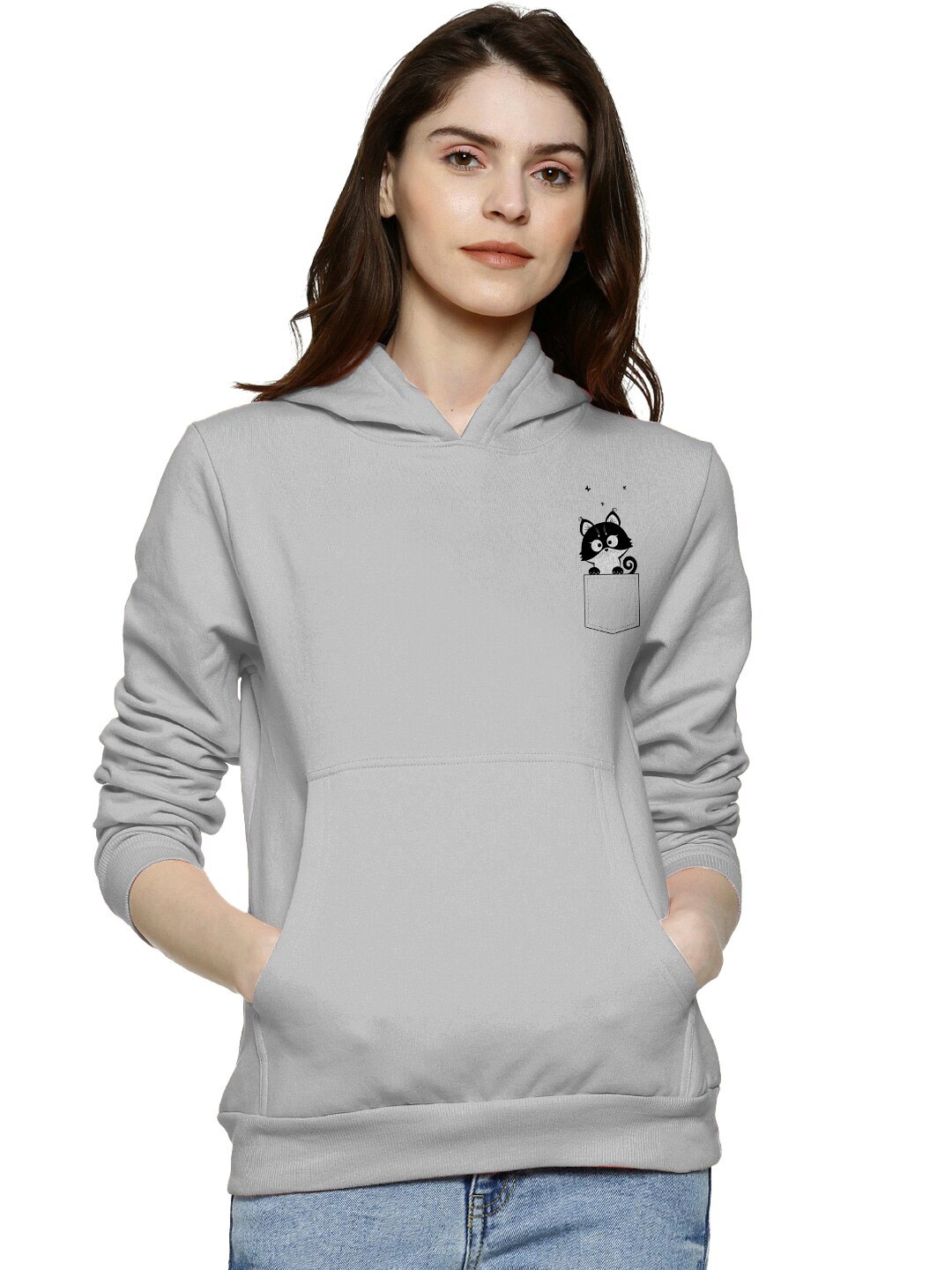

BAESD Hooded Cotton Pullover, Grey