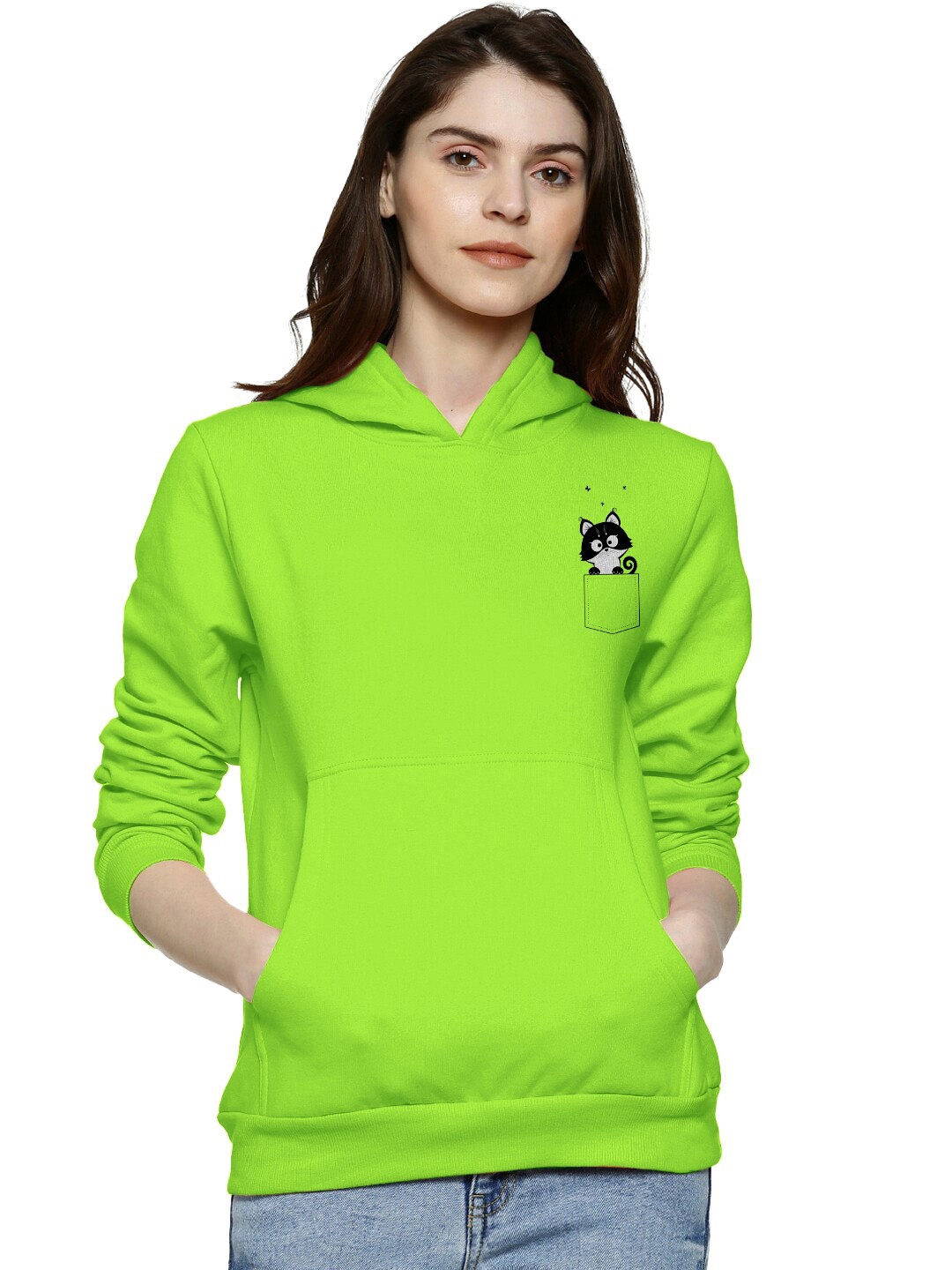 

BAESD Hooded Cotton Pullover, Green