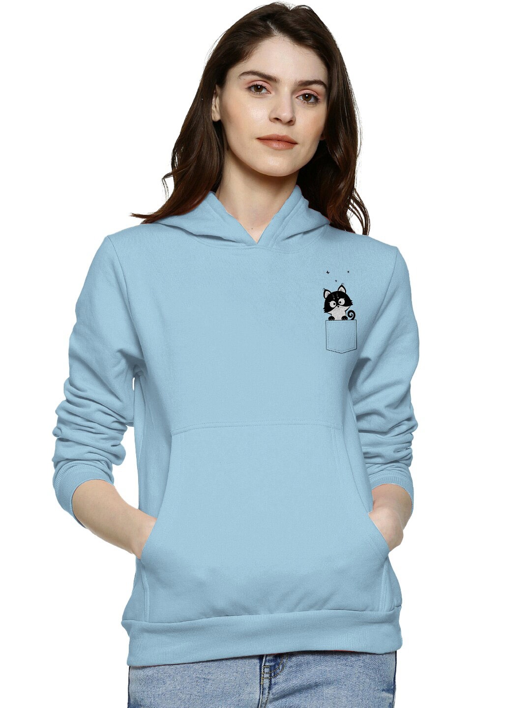 

BAESD Hooded Cotton Pullover, Blue