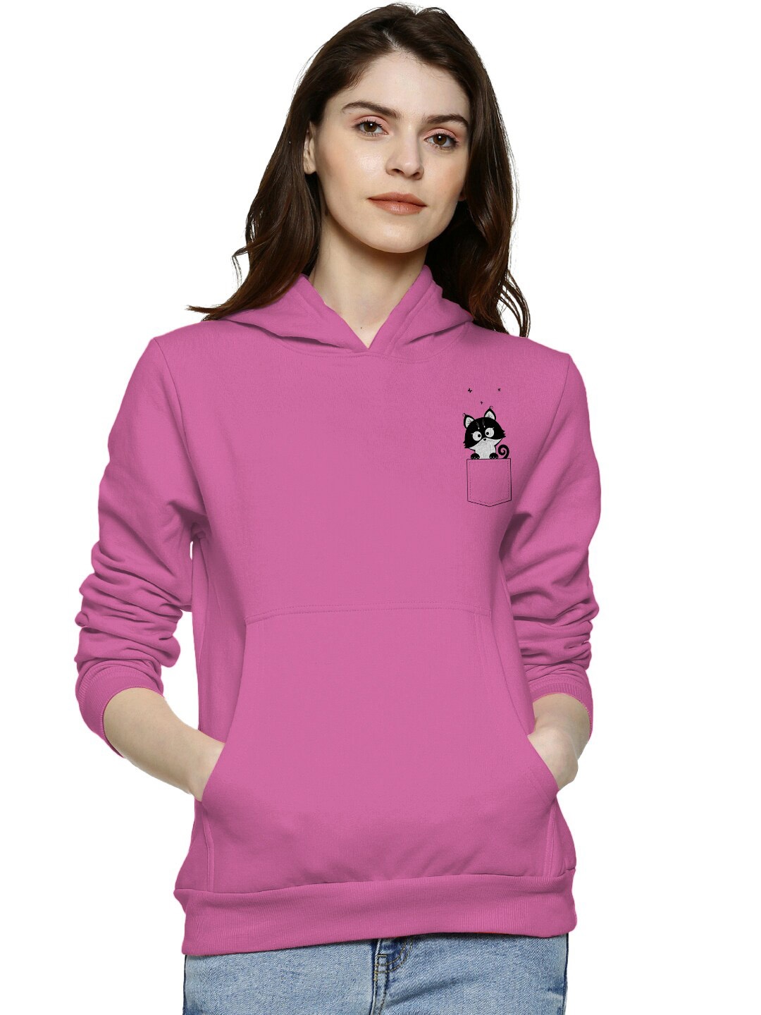 

BAESD Hooded Cotton Pullover, Purple