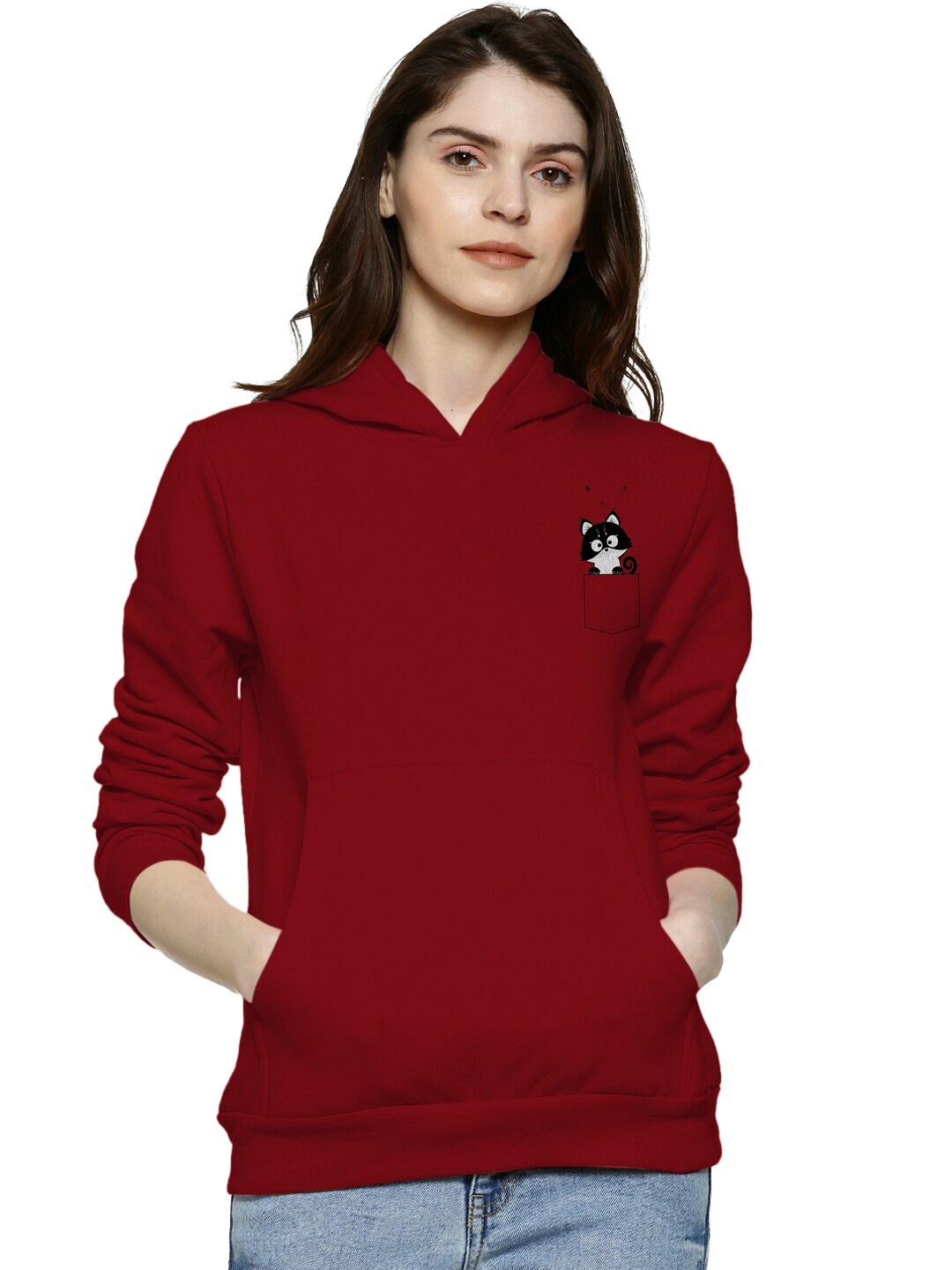 

BAESD Hooded Cotton Pullover, Maroon