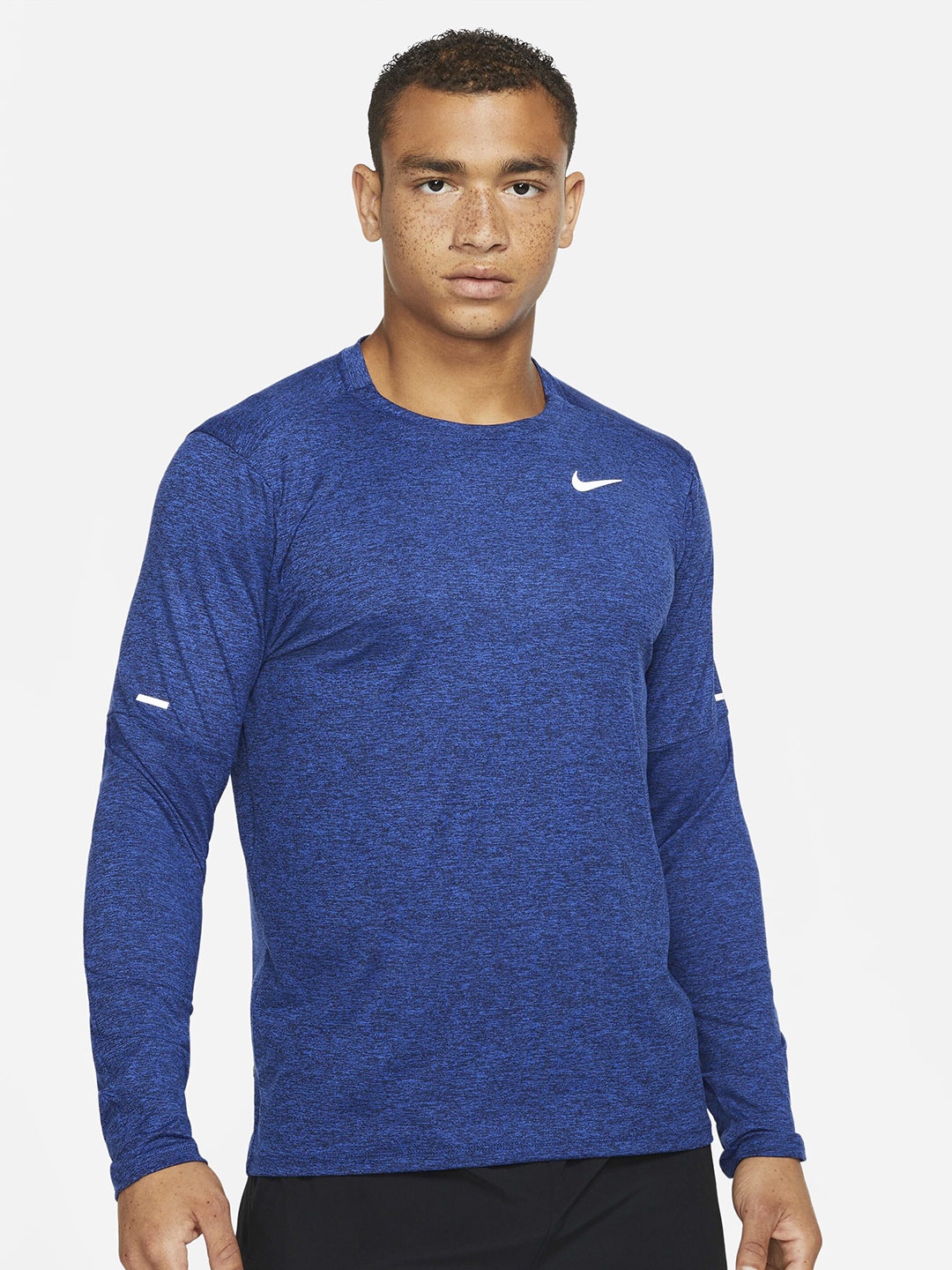 

Nike Dri-FIT Running Crew Neck Long Sleeves T-shirt, Blue