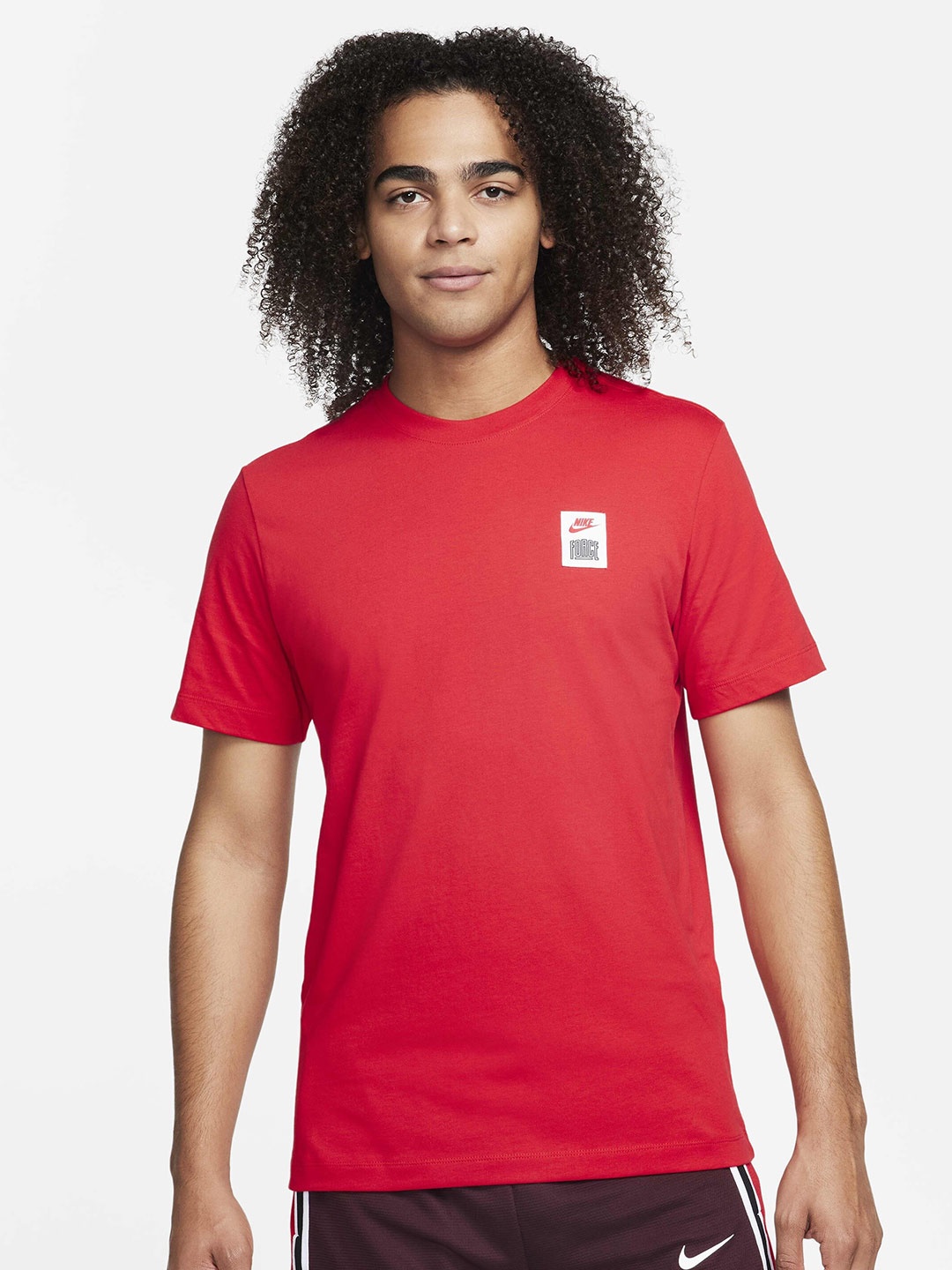 

Nike Basketball Round Neck T-Shirt, Red