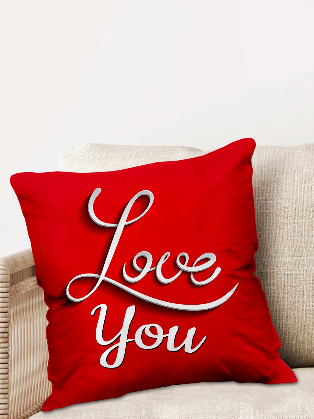 

ME & YOU Red & White Printed Sleep Pillows