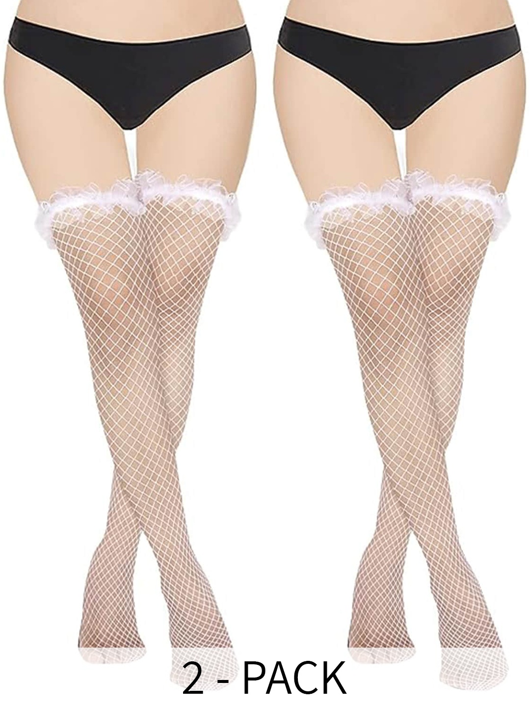 

BAESD Pack Of 2 Sheer Stockings, White