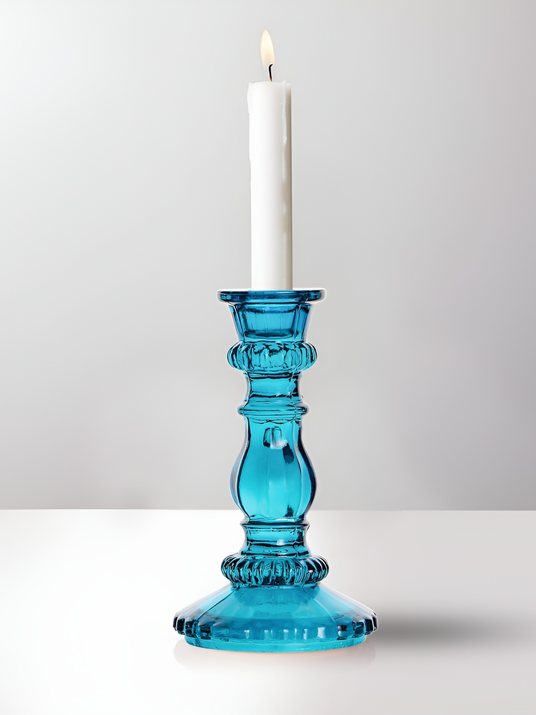 

Clovefry Blue Textured Antique Candle Holder