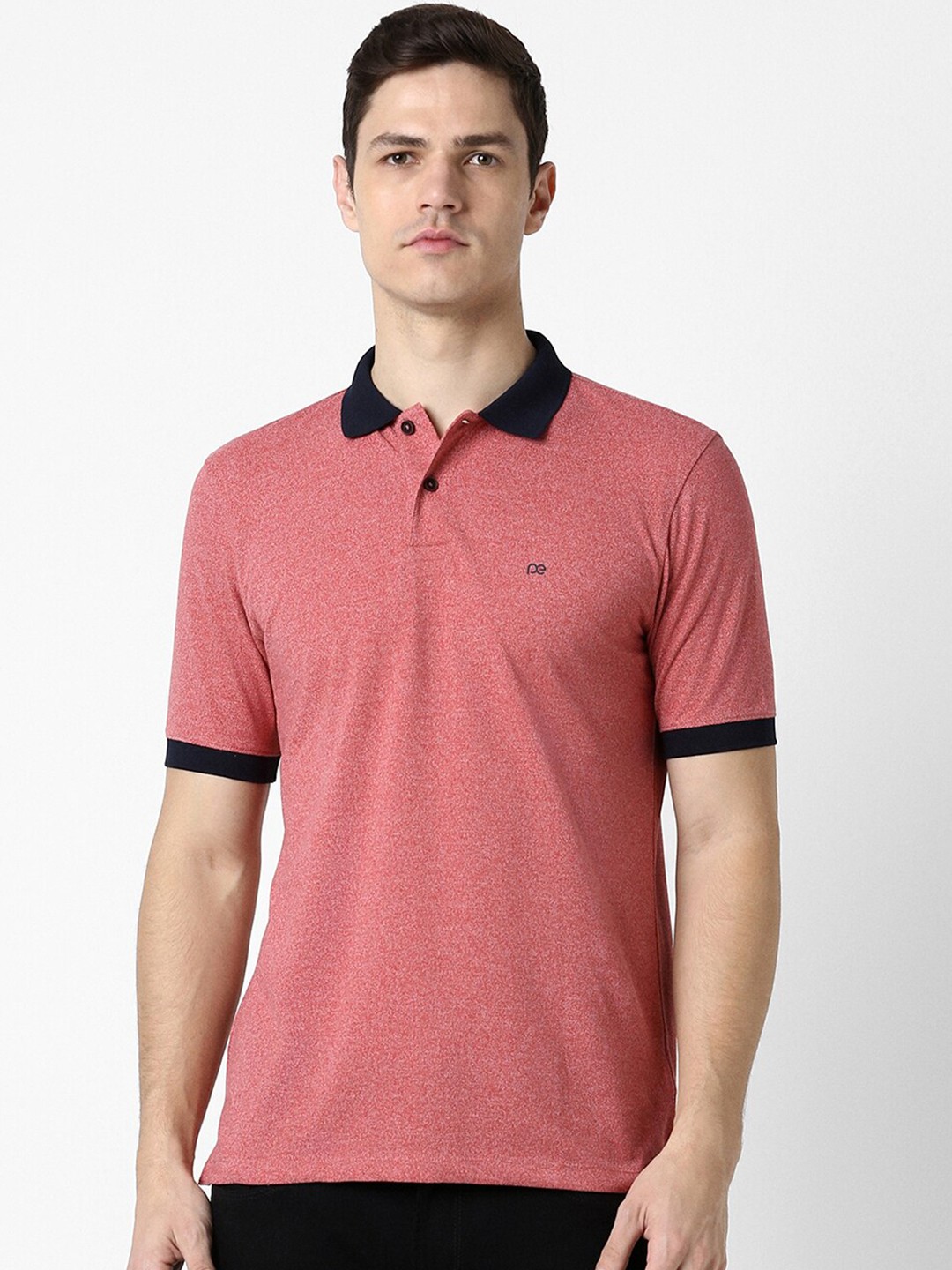 

Peter England Polo Collar T-shirt, Pink