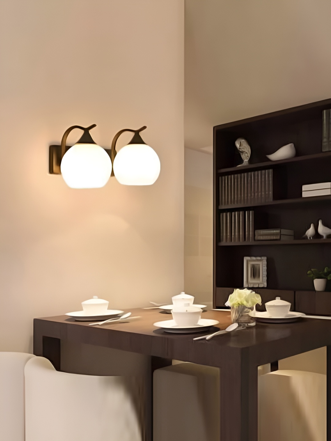 

Lyse Decor Black Metal Abstract Shaped Wall Lamp