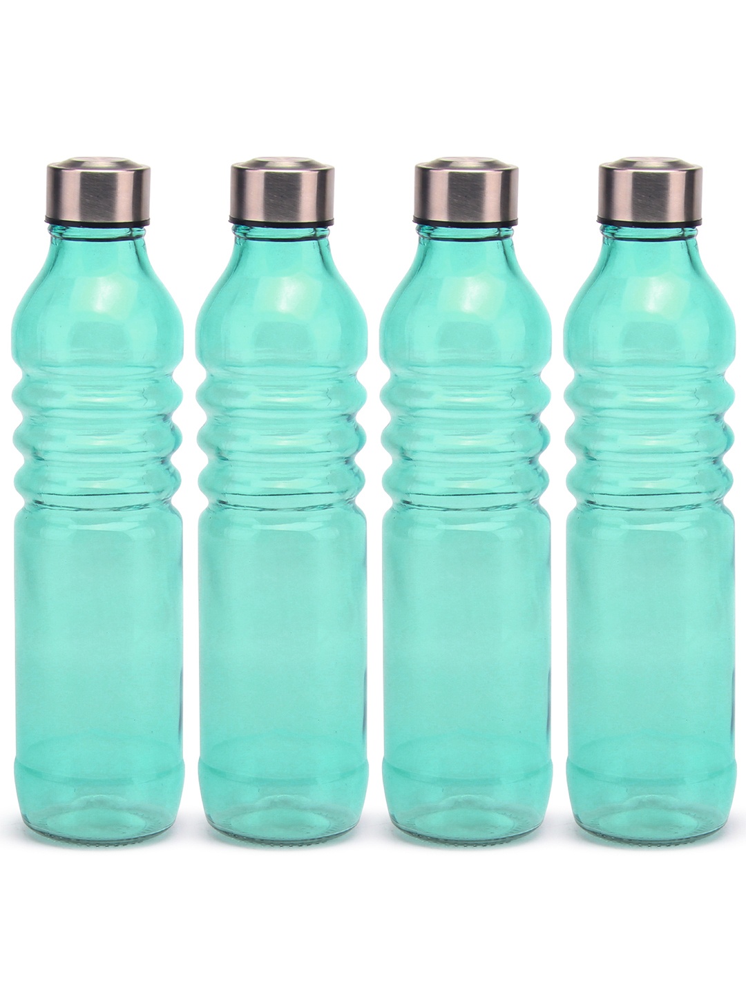 

Red Butler Green 4 Pieces Transparent Water Bottles 750 ml