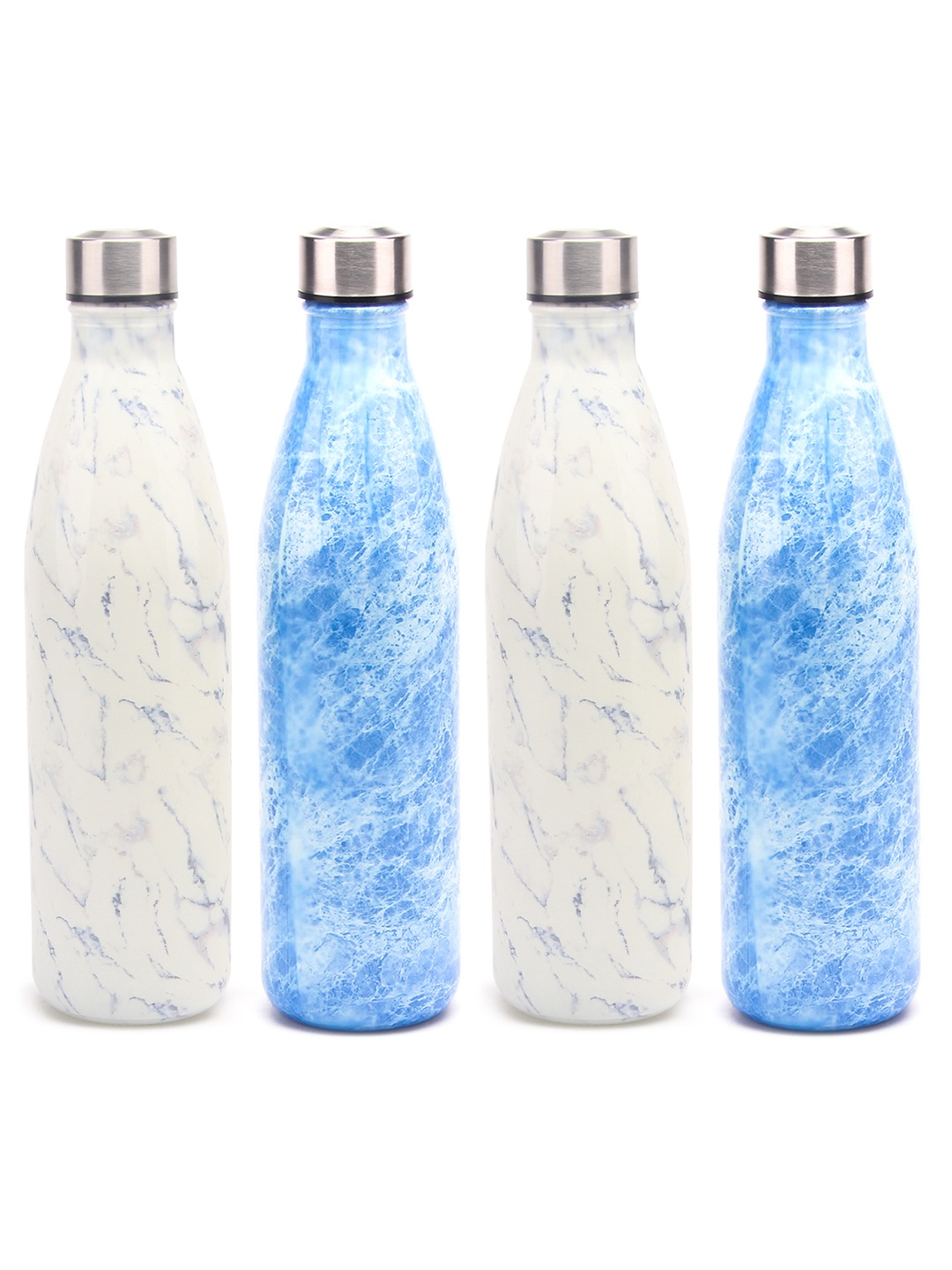 

Red Butler White & Blue 4 Pieces Printed Water Bottles 750 ml