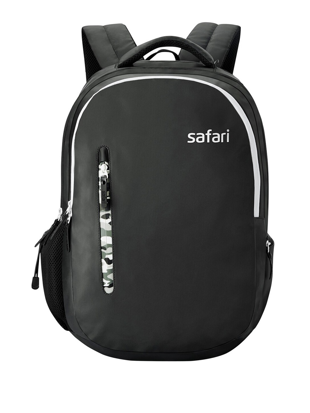 

Safari Unisex Brand Logo Backpack With USB Charging Port- Laptop Up To 16 Inches, Black