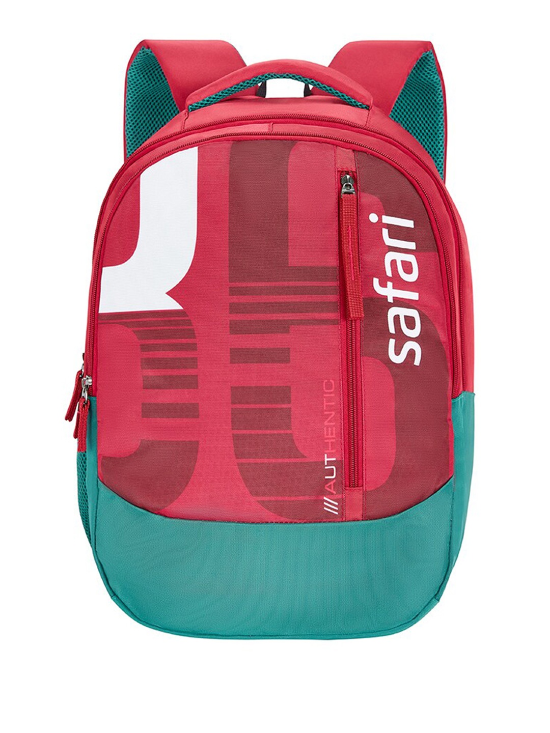 

Safari Unisex Colourblocked Backpack, Red