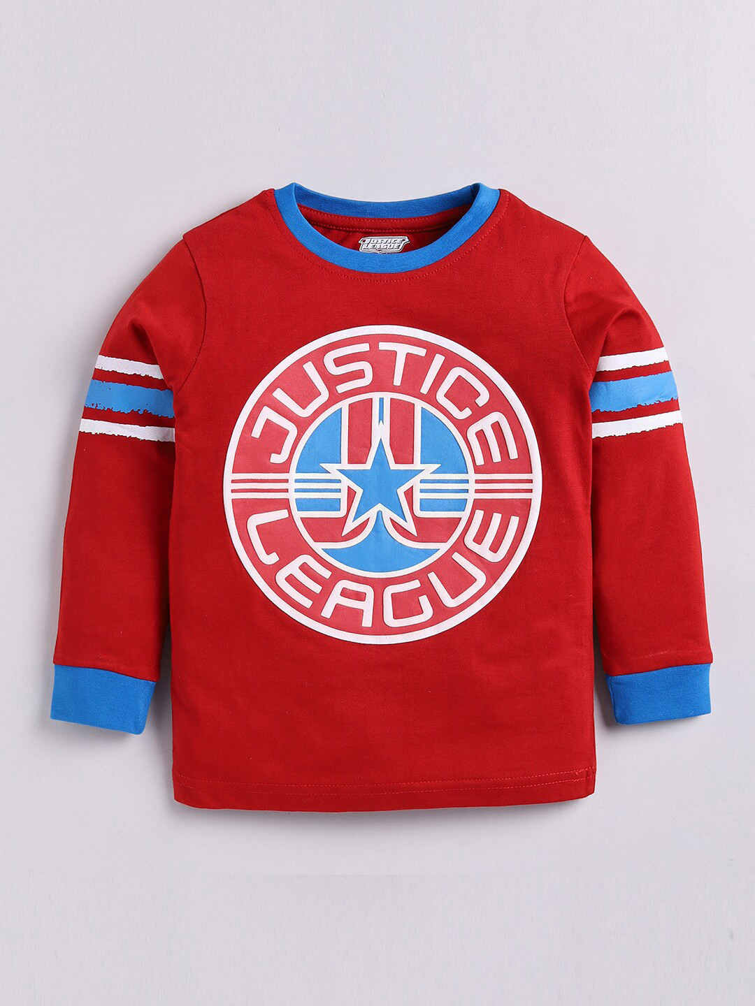 

GAME BEGINS Boys Superhero Printed Pure Cotton T-shirt, Maroon