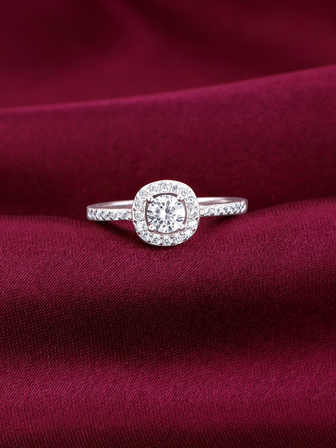 

GIVA 925 Sterling Silver Rhodium-plated Adjustable Finger Ring