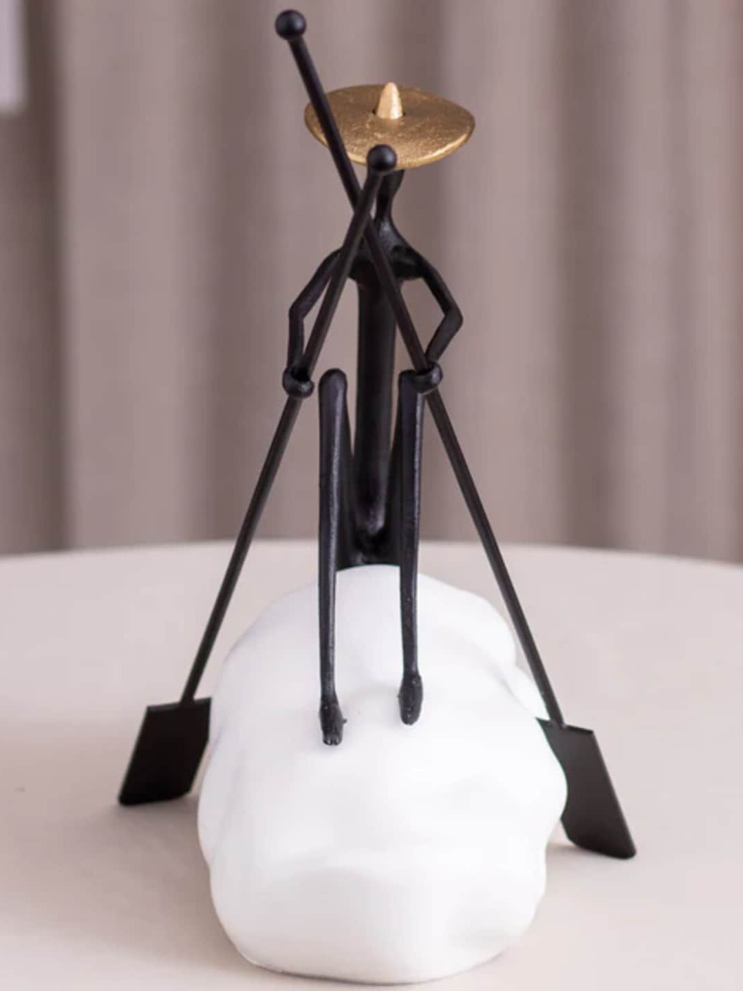 

THEDECORKART Black Perseverance Paddle Table Top Figurine Showpiece