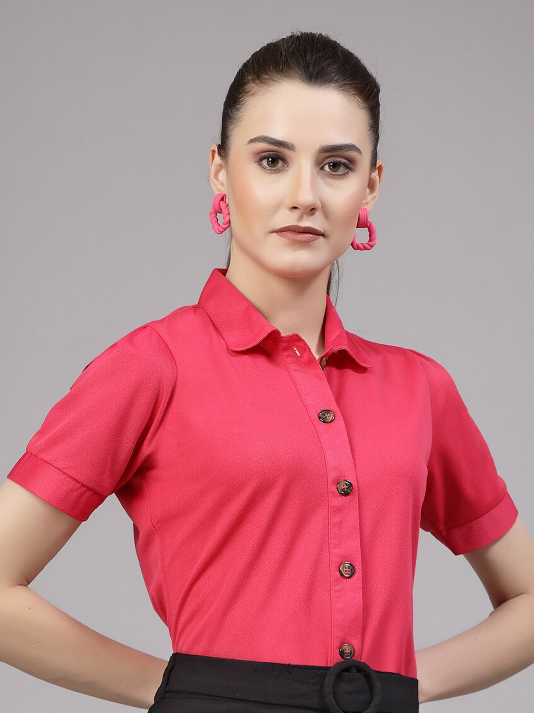 

Style Quotient Smart Casual Shirt, Pink