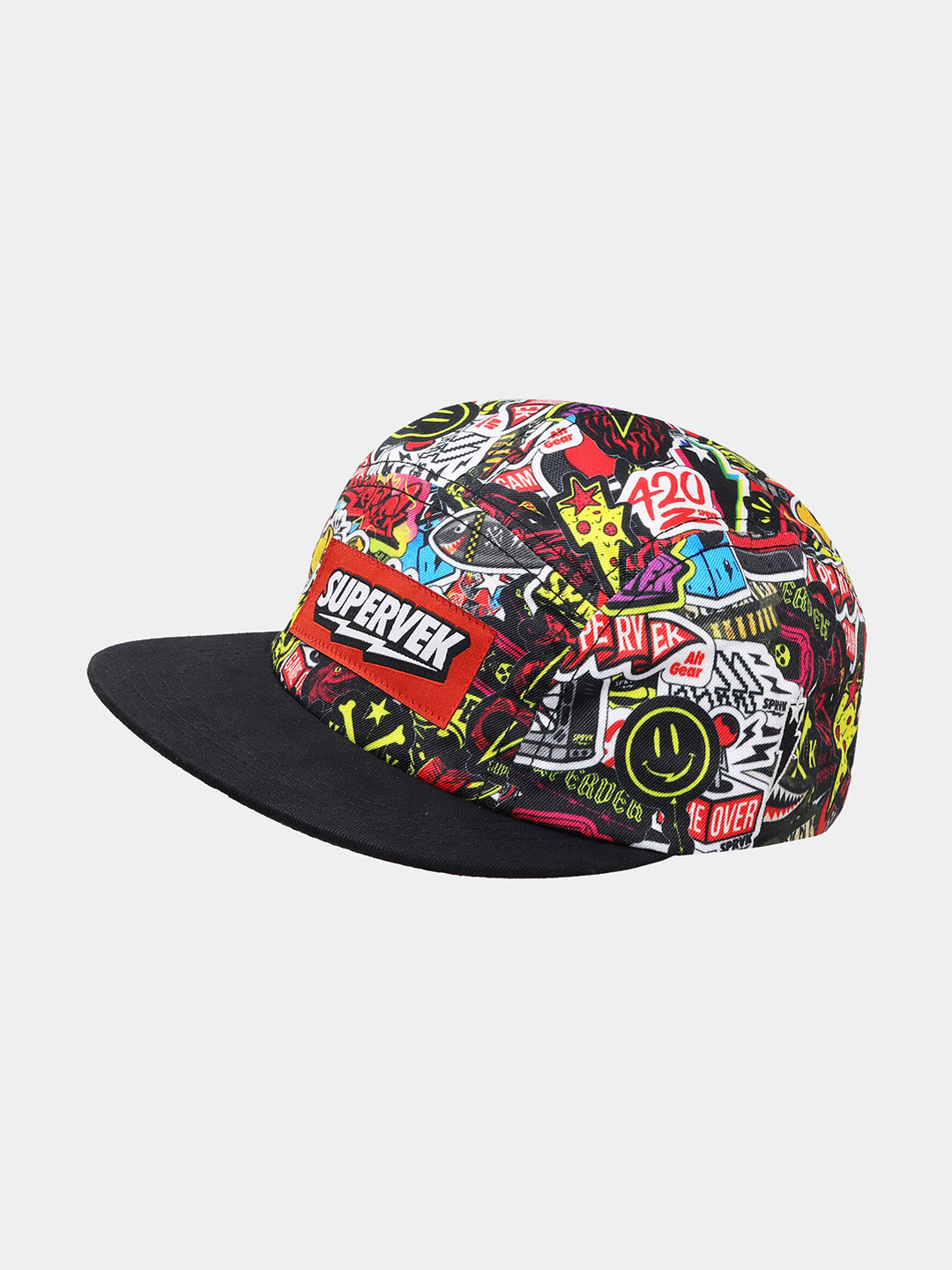 

SUPERVEK Stickulture 5-Panel Cap, Red