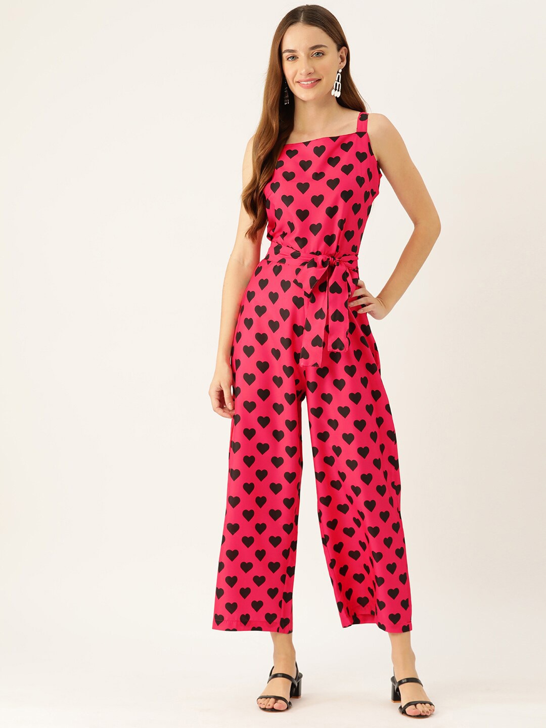 

SIRIKIT Printed Basic Jumpsuit, Pink