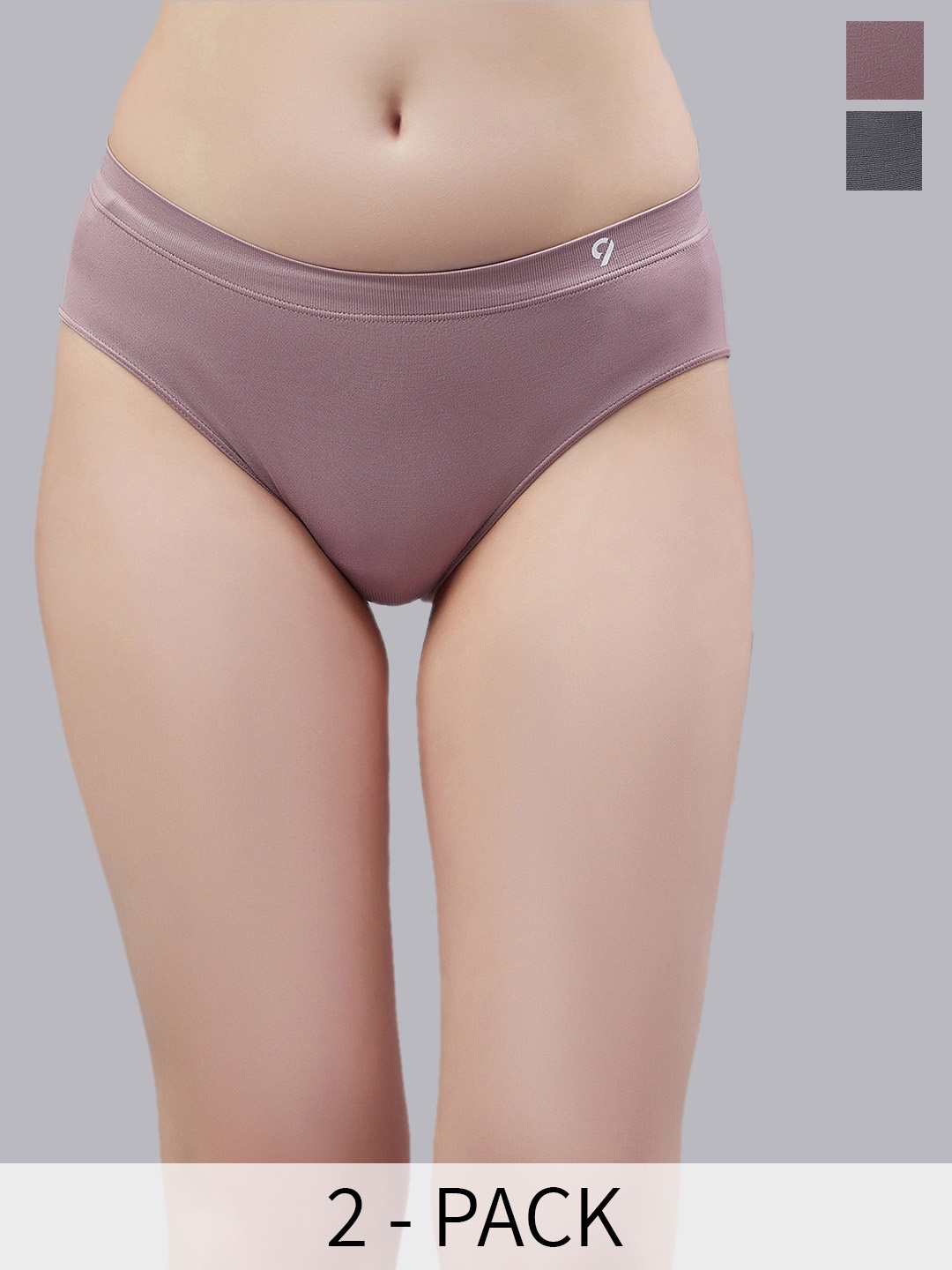 

C9 AIRWEAR Pack Of 2 Bikini Briefs, Grey