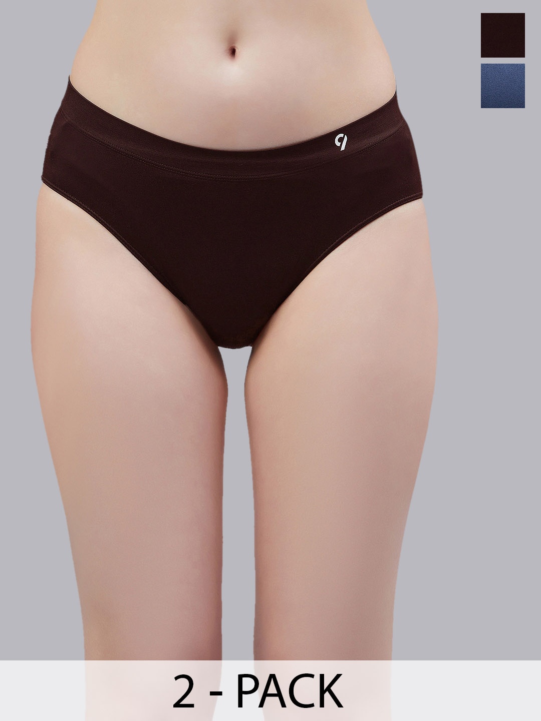 

C9 AIRWEAR Pack Of 2 Mid-Rise Bikini Briefs, Brown