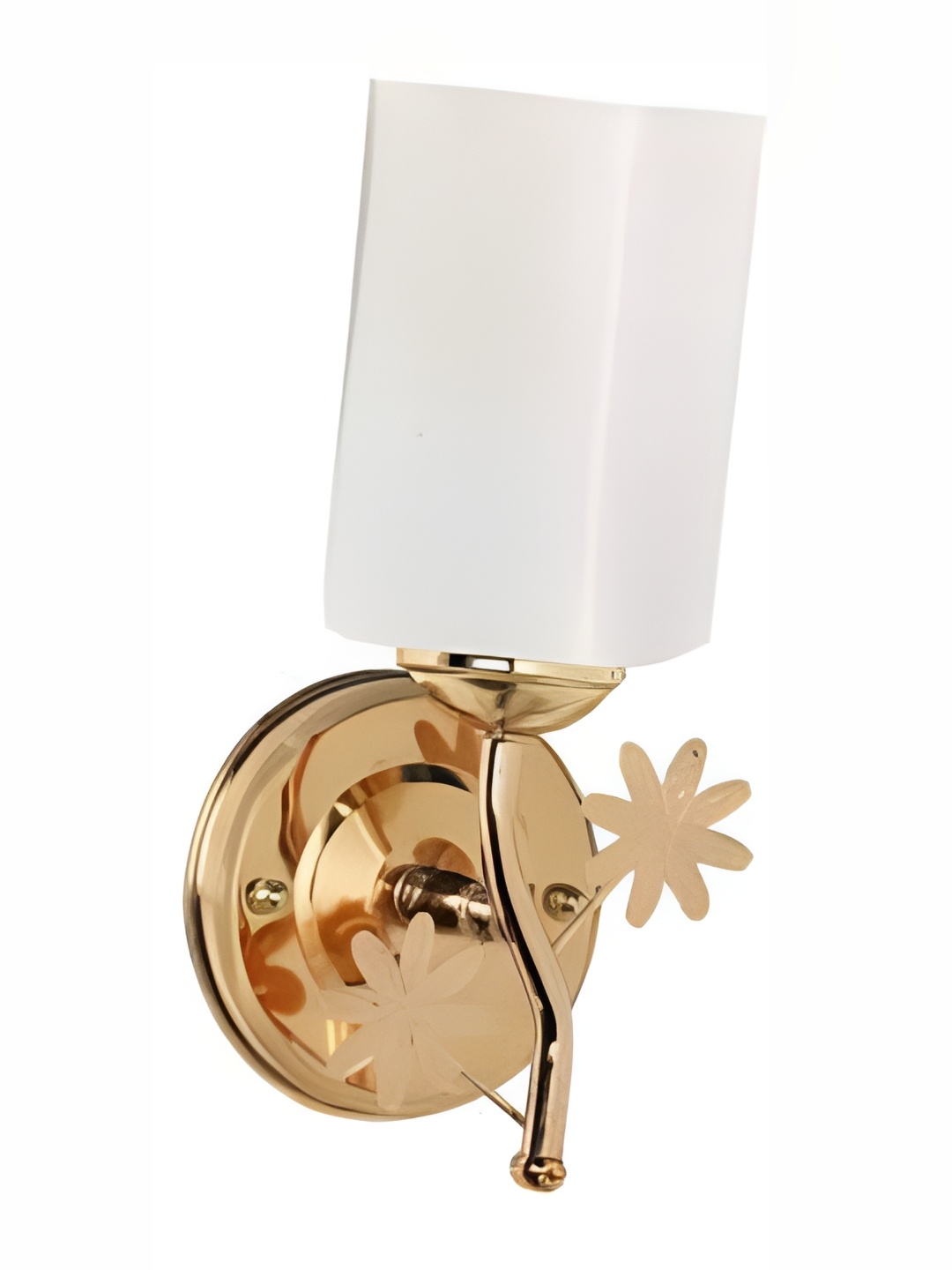 

Afast White and Gold Toned Glass Wall Lamp