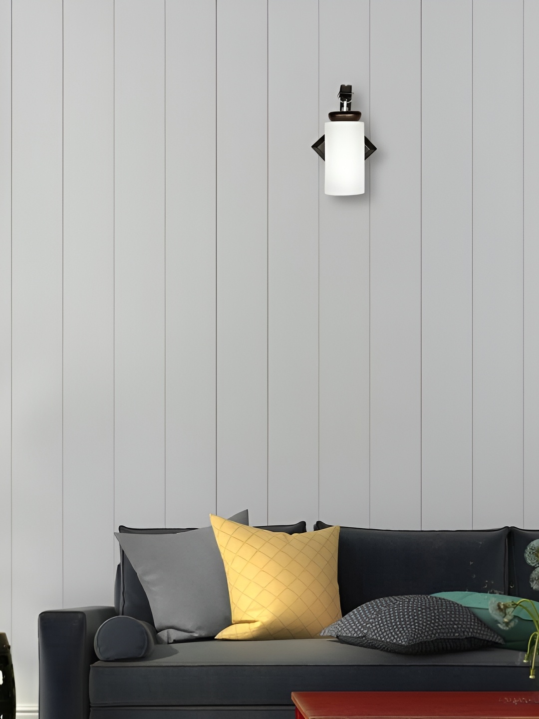 

Afast Brown Contemporary Glass Wall Lamp