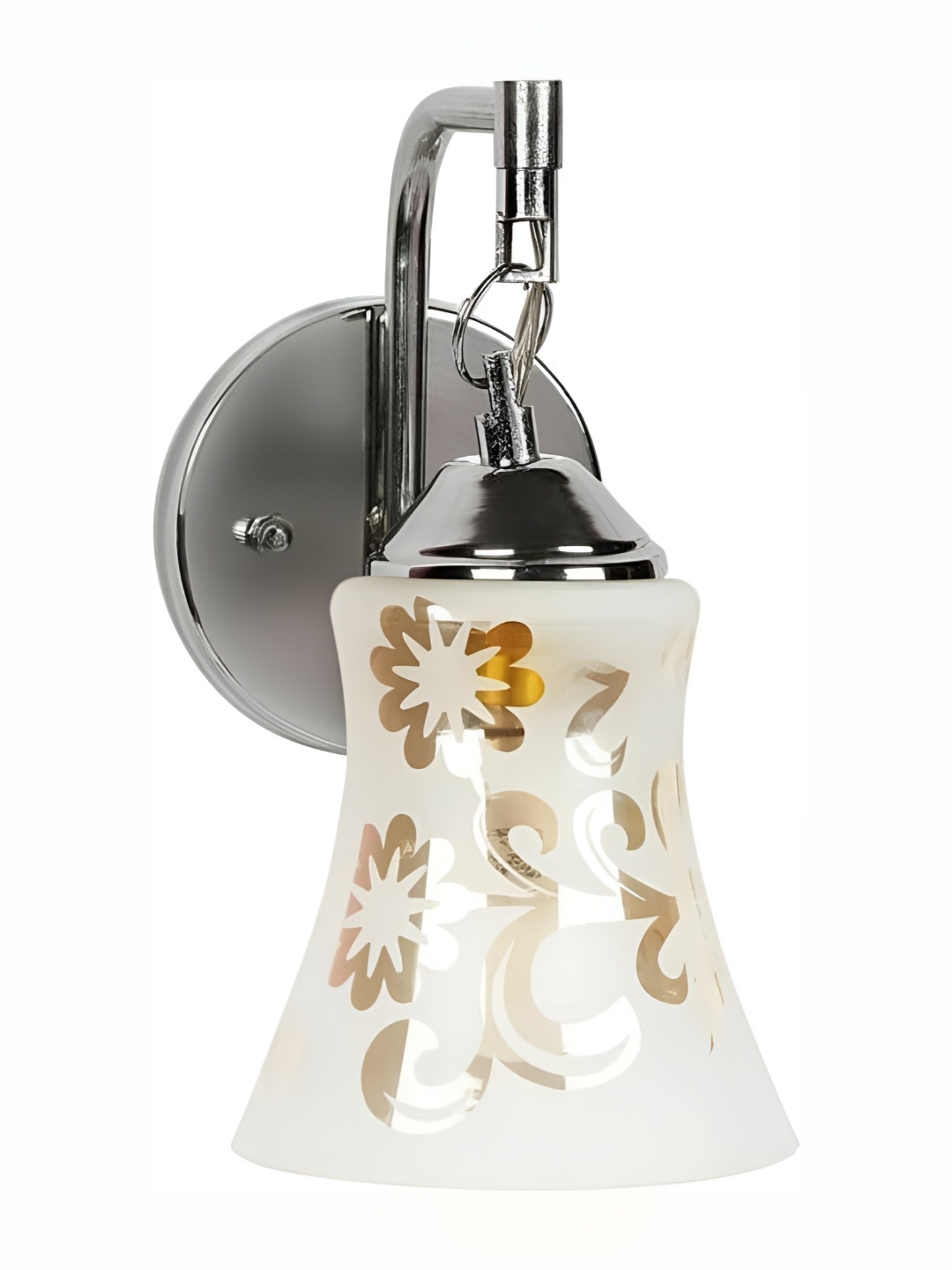 

Afast White & Transparent Printed Glass Contemporary Wall Lamp