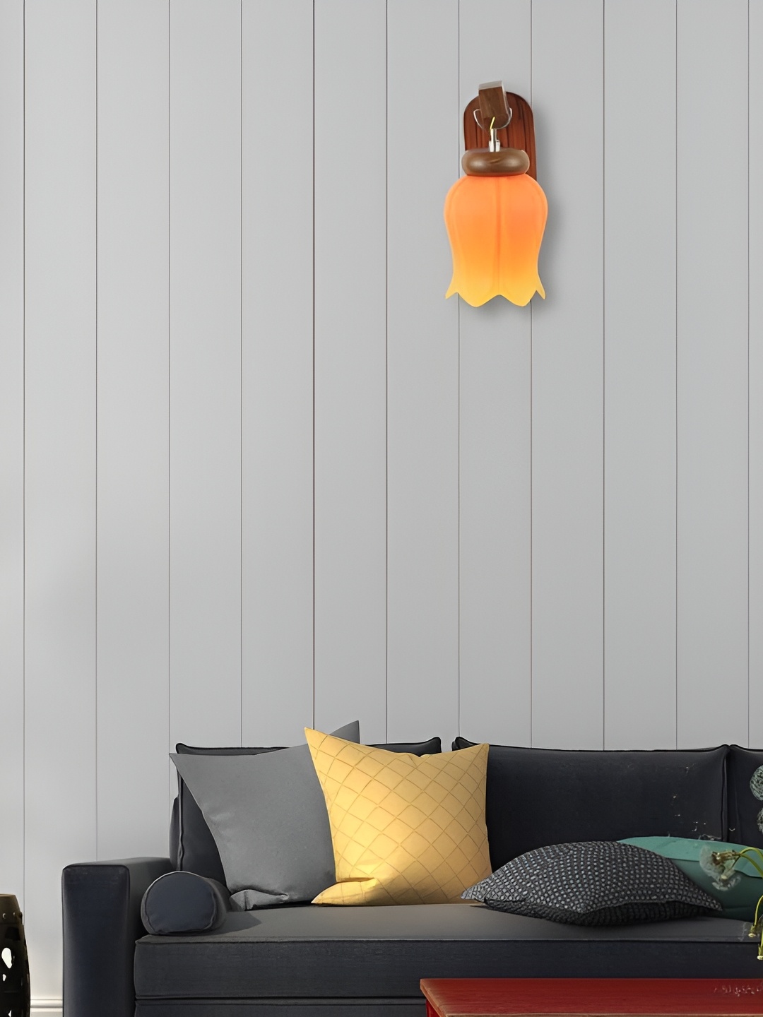 

Afast Orange Glass Wall Lamp