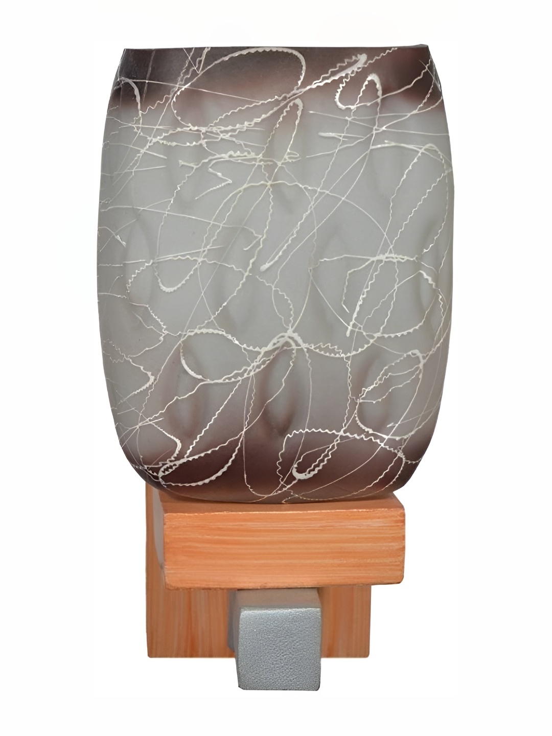 

Afast White and Brown Glass Wall Lamp