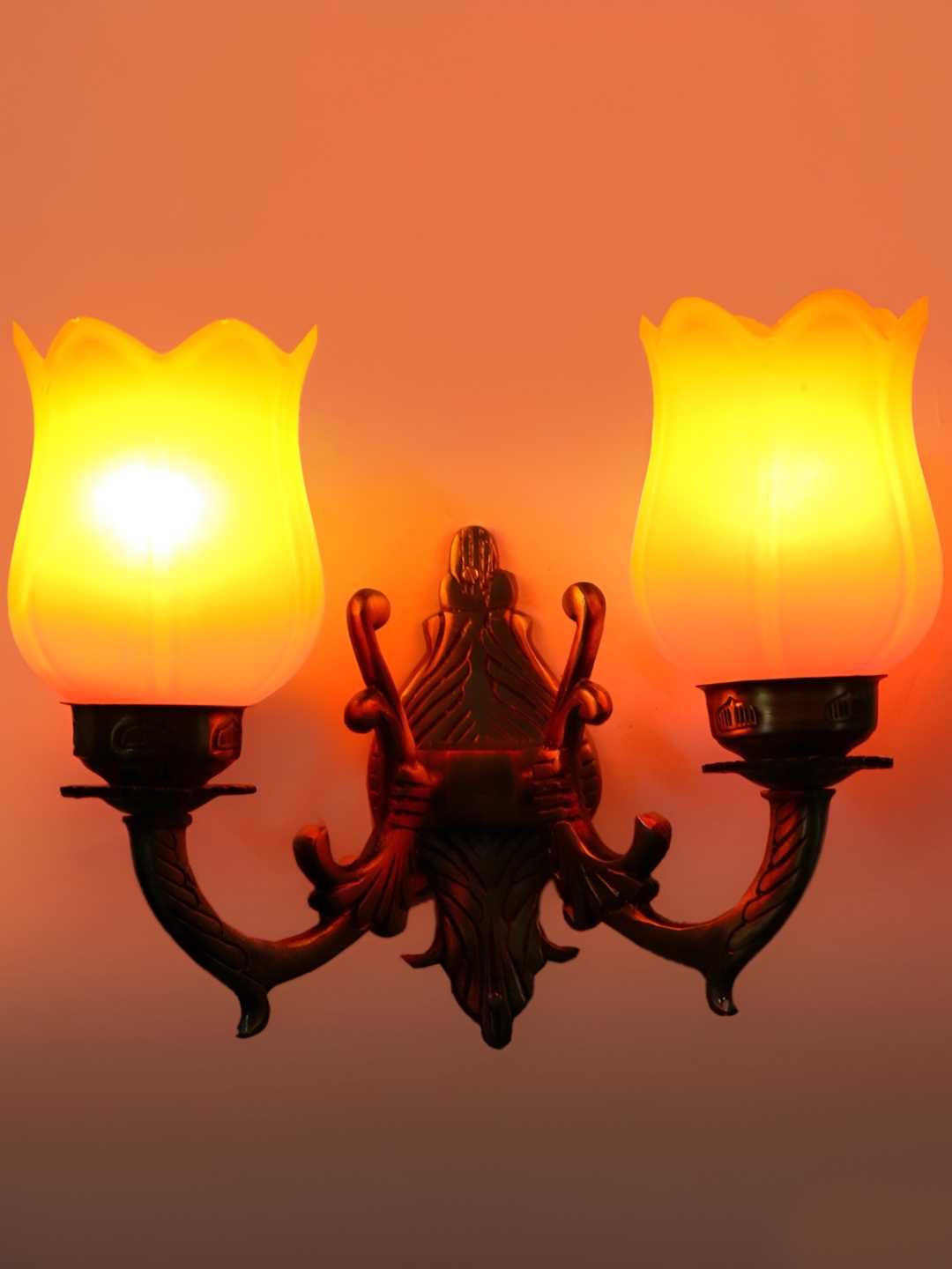 

Afast Orange & Yellow Glass Contemporary Wall Lamp