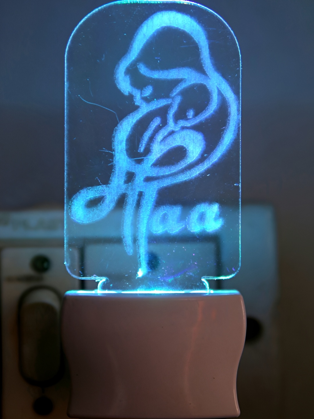 

Afast White and Blue Acrylic Wall Lamp