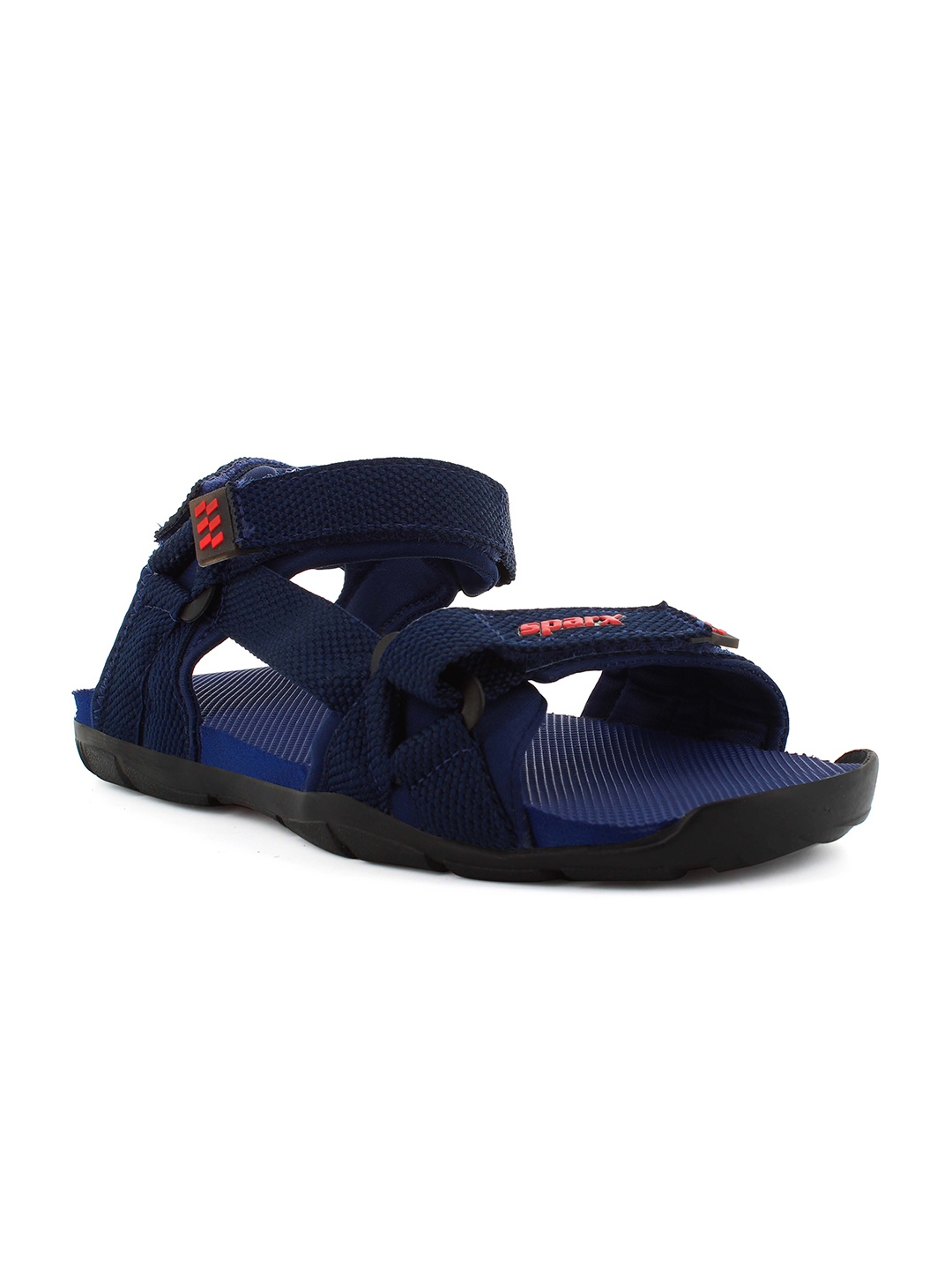 

Sparx Men Textured Sports Sandals, Navy blue