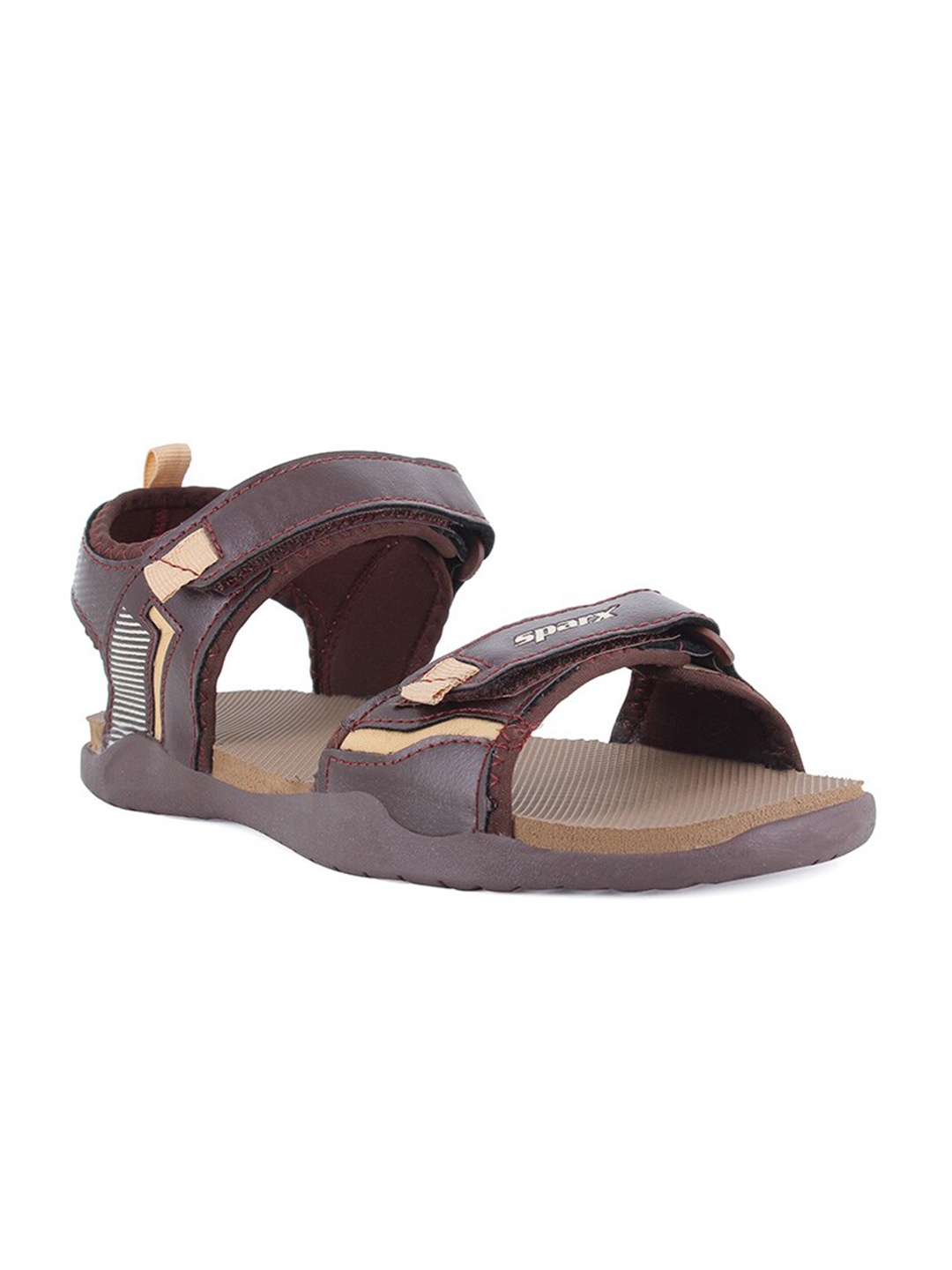 

Sparx Men Textured Sports Sandals, Brown