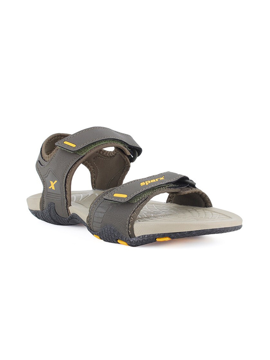 

Sparx Men Printed Velcro Sports Sandals, Olive
