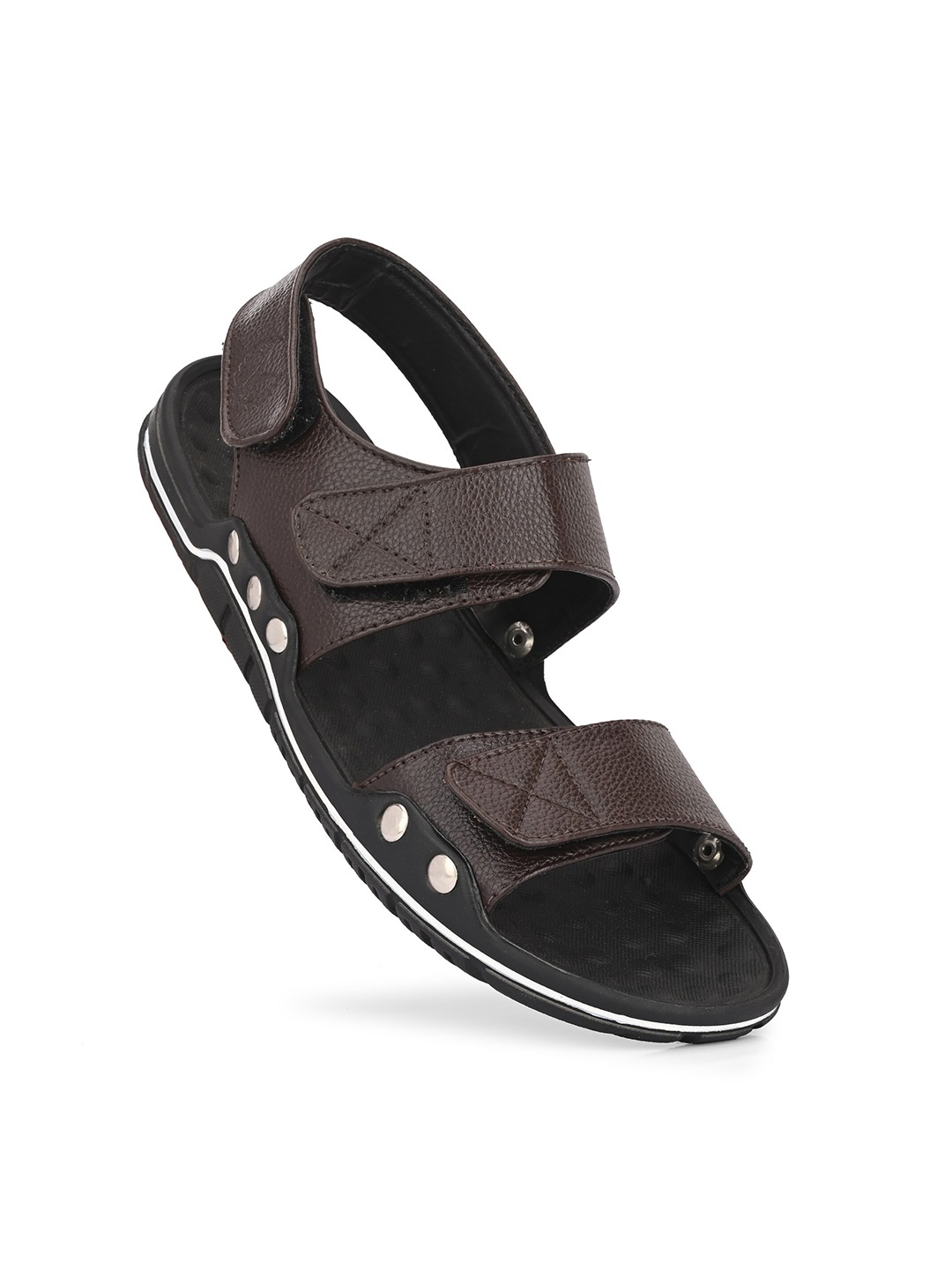 

Vellinto Men STUNNER Comfort Sandals With Velcro Closure, Brown