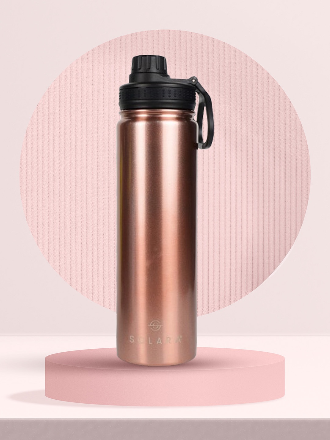 

Stainless Steel Vacuum Insulated Water Bottle,650 ML, Rose gold