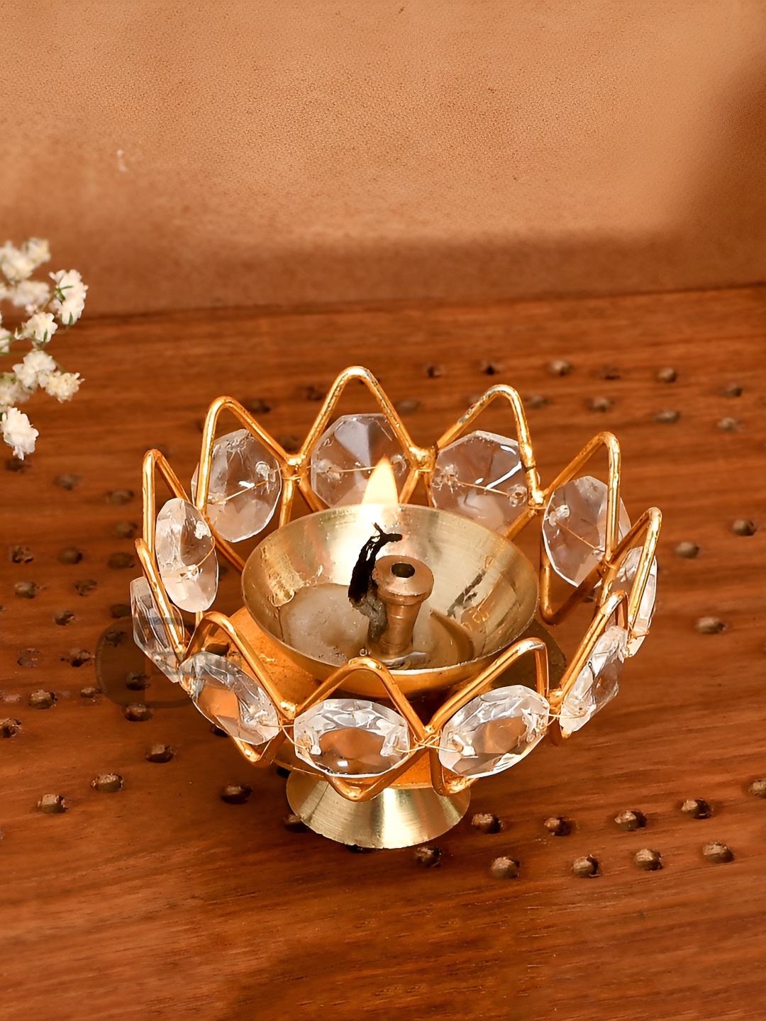 

COOPTIC Gold-Toned 1 Candle