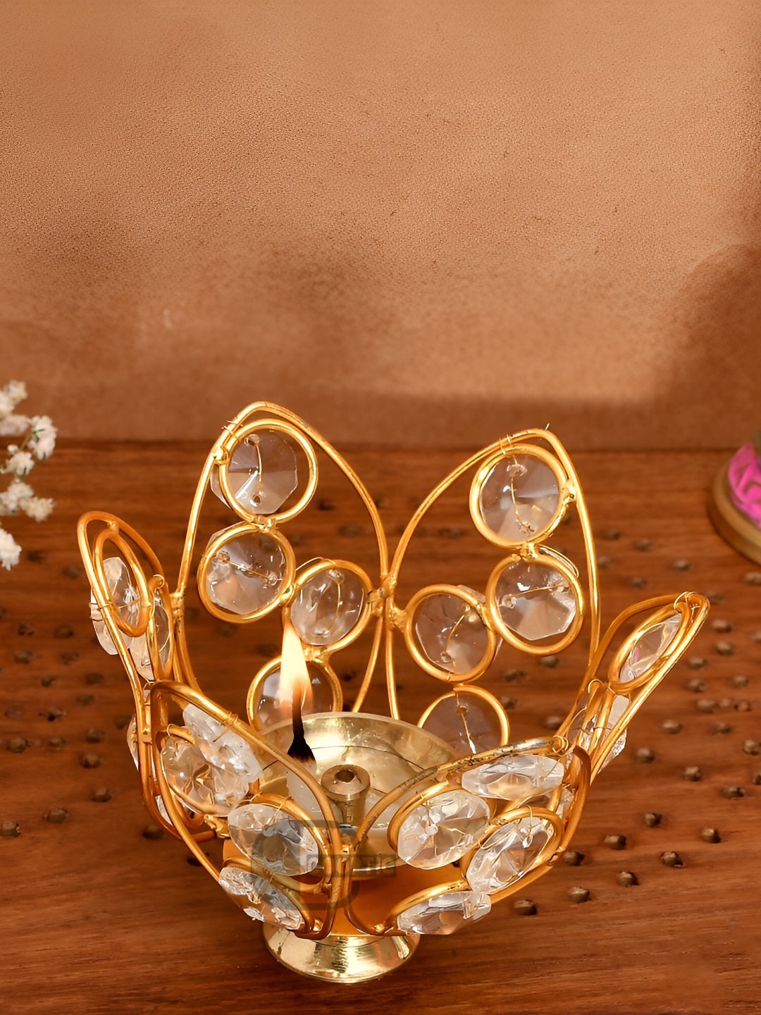 

COOPTIC Gold-Toned 1 Candle