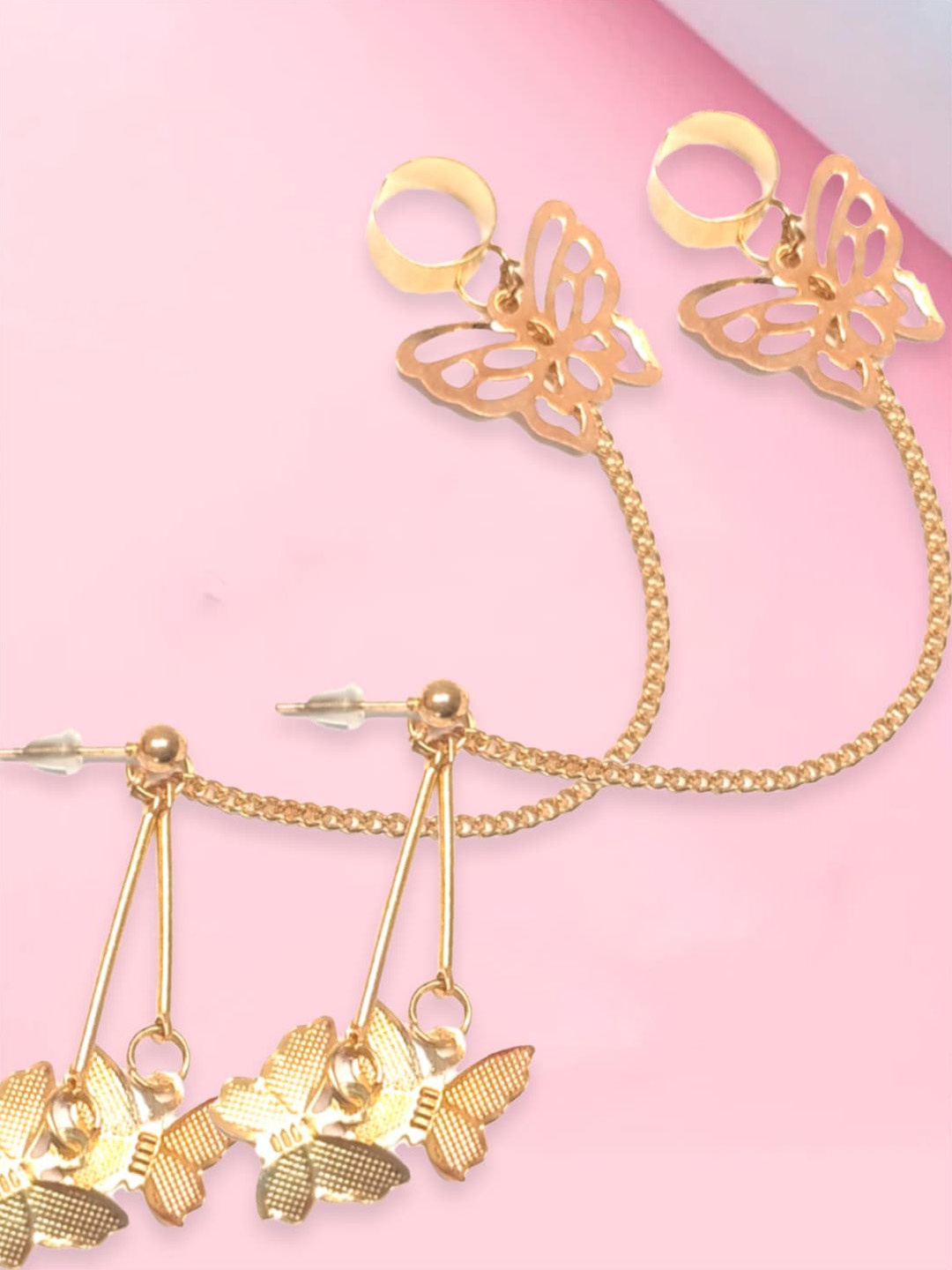 

OOMPH Contemporary Ear Cuffs, Gold